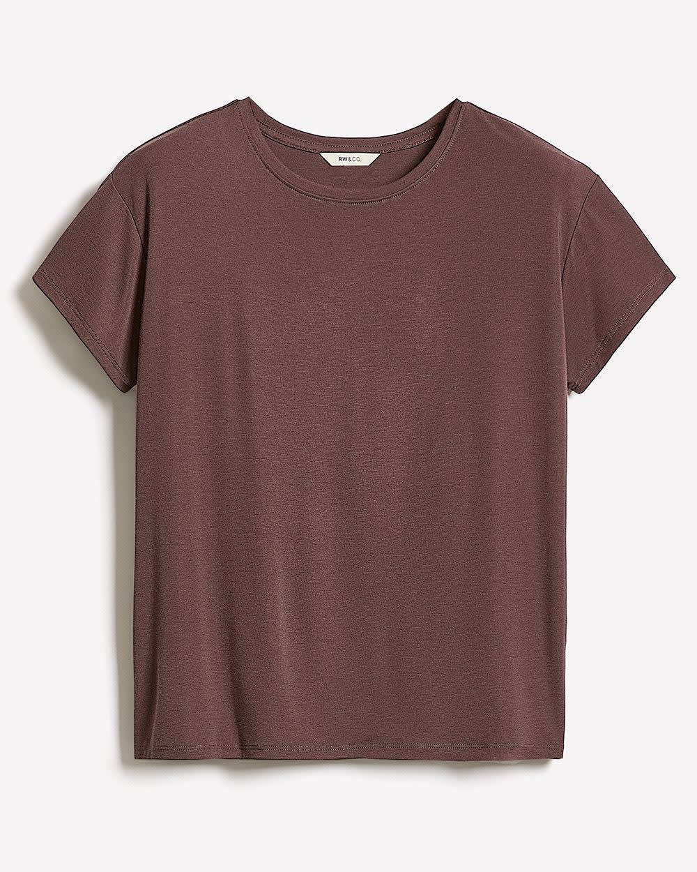 RW&CO Silk-Blend Boxy Knit Top