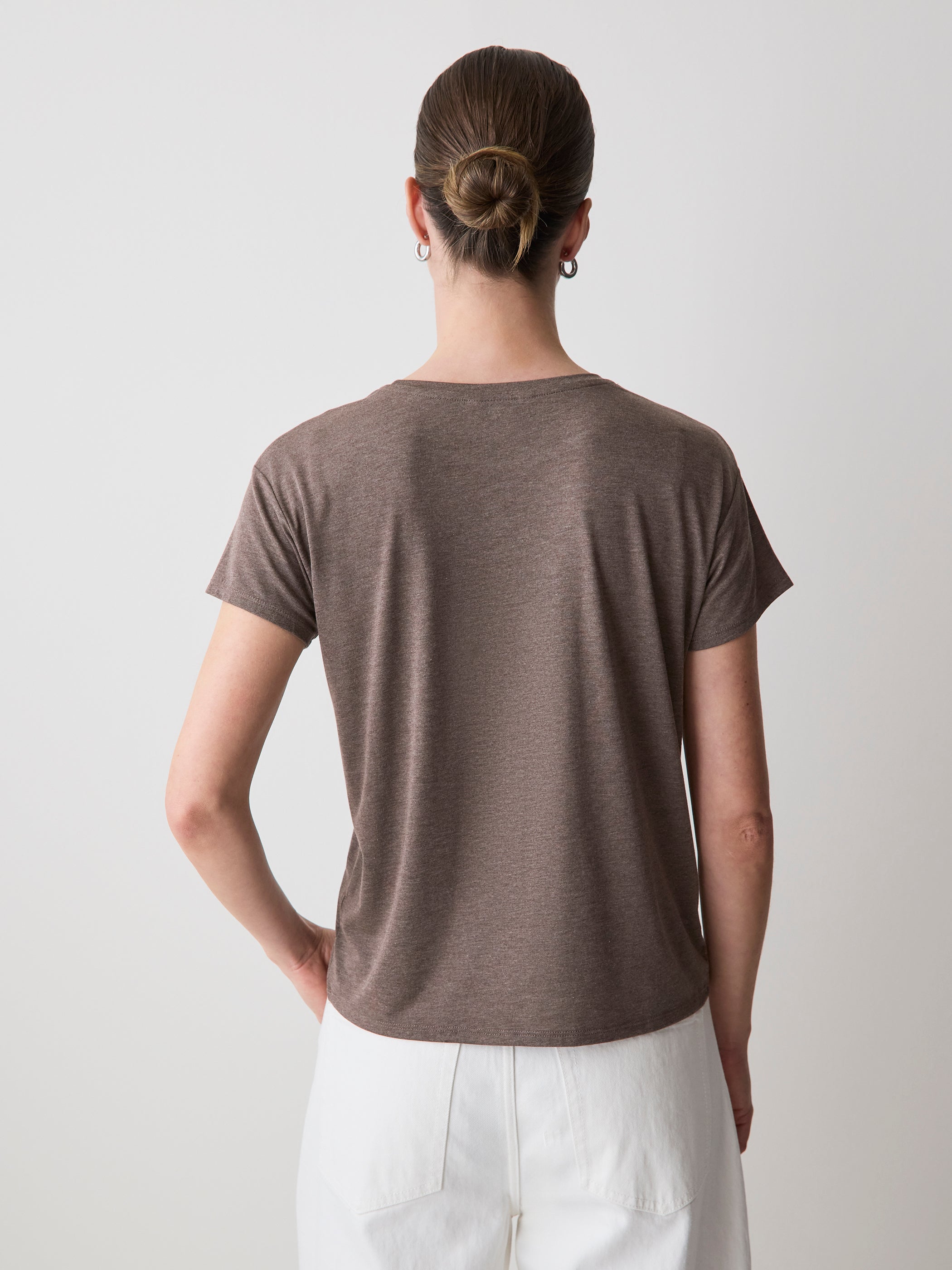 RW&CO Silk-Blend Boxy Knit Top