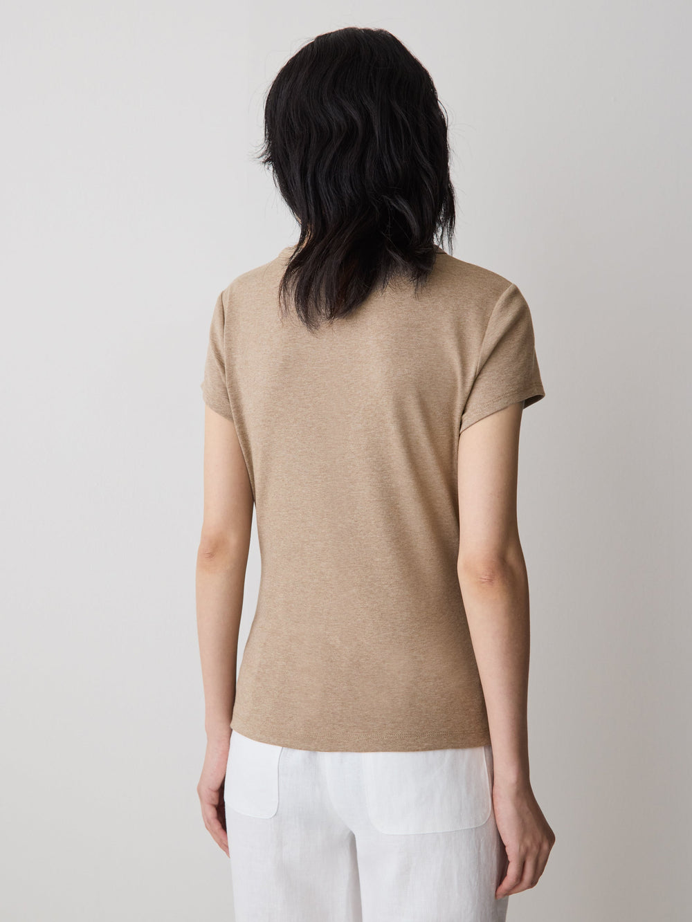 RW&CO Short-Sleeve Crew-Neck Ribbed Tee