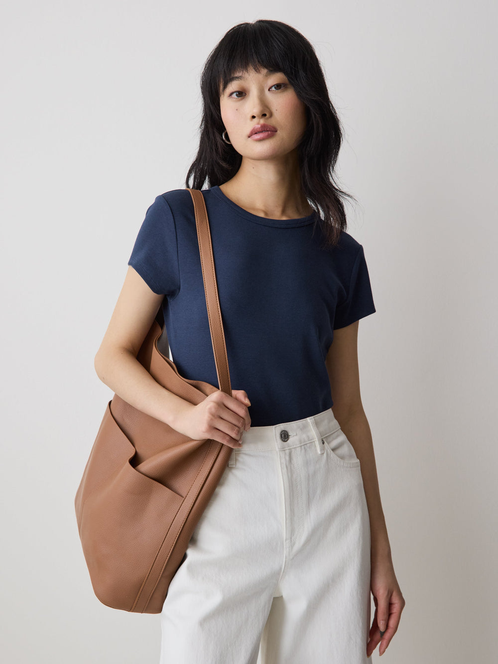 RW&CO Short-Sleeve Crew-Neck Ribbed Tee