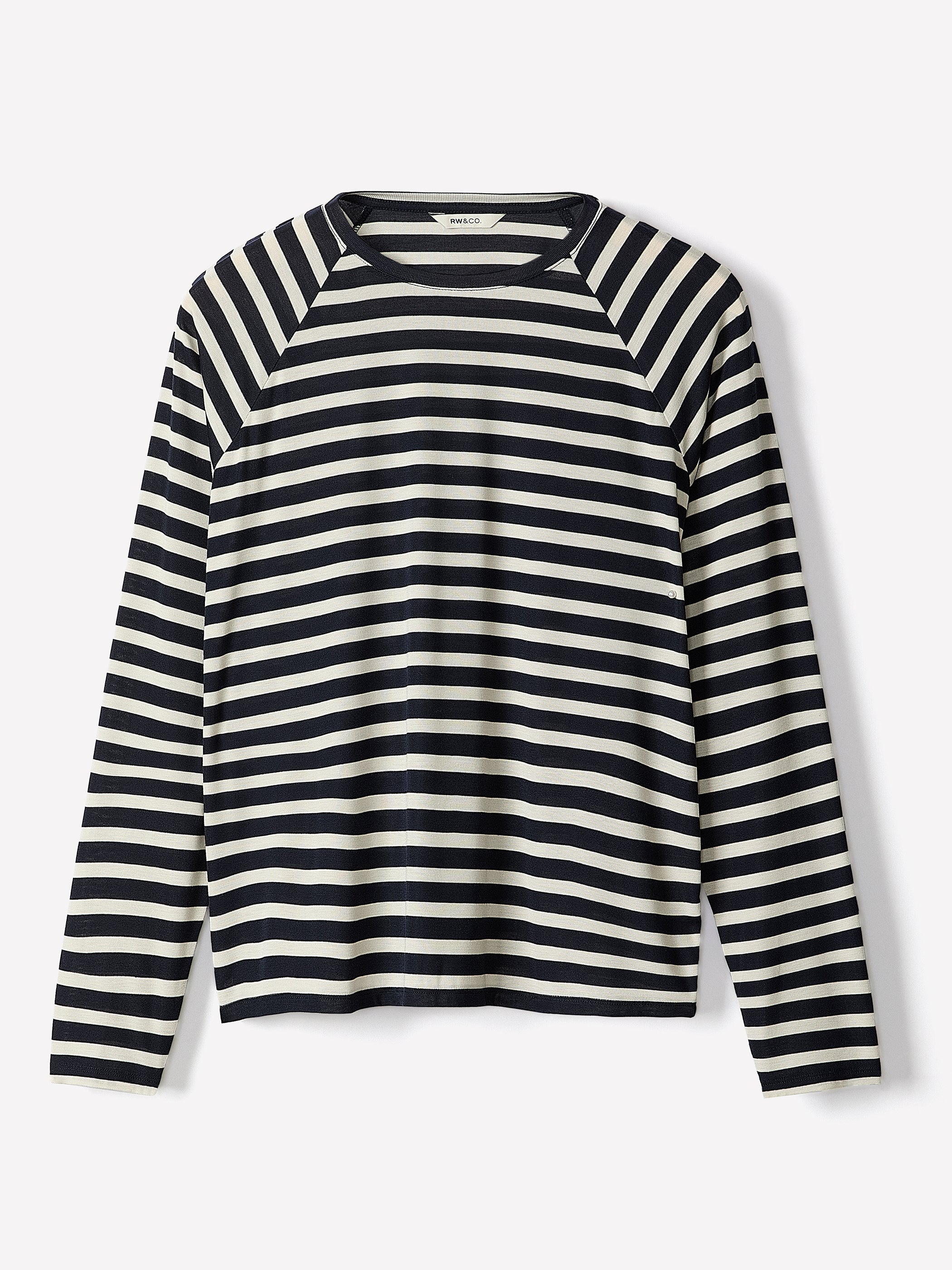 RW&CO Long-Sleeve Crew-Neck Loose Tee