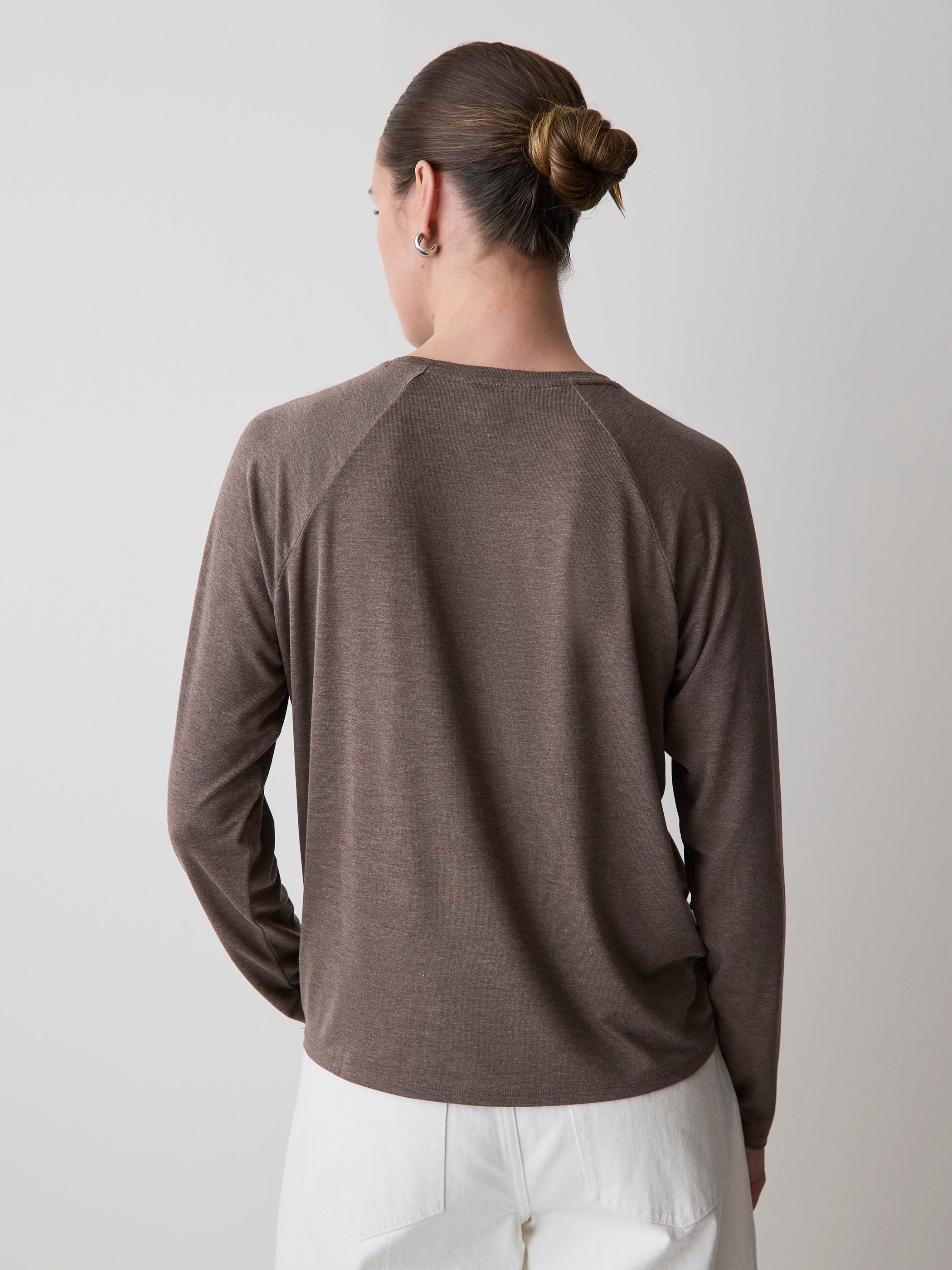RW&CO Long-Sleeve Crew-Neck Loose Tee