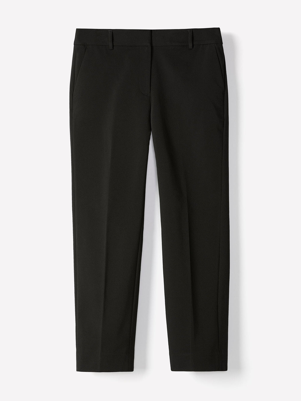 RW&CO Limitless Straight-Leg Mid-Rise Black Ankle Pant