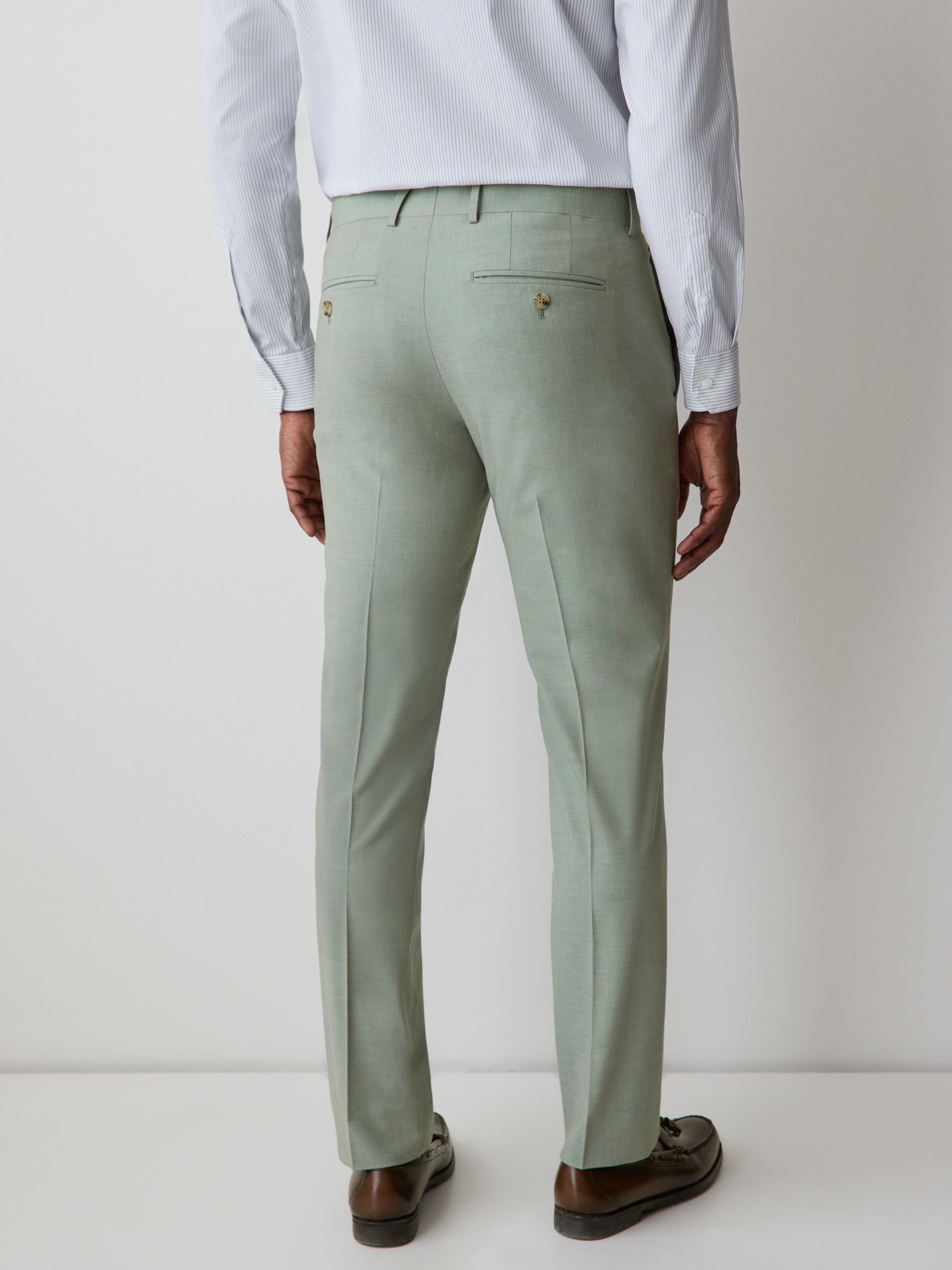 RW&CO Slim Fit Mint Suit Pant
