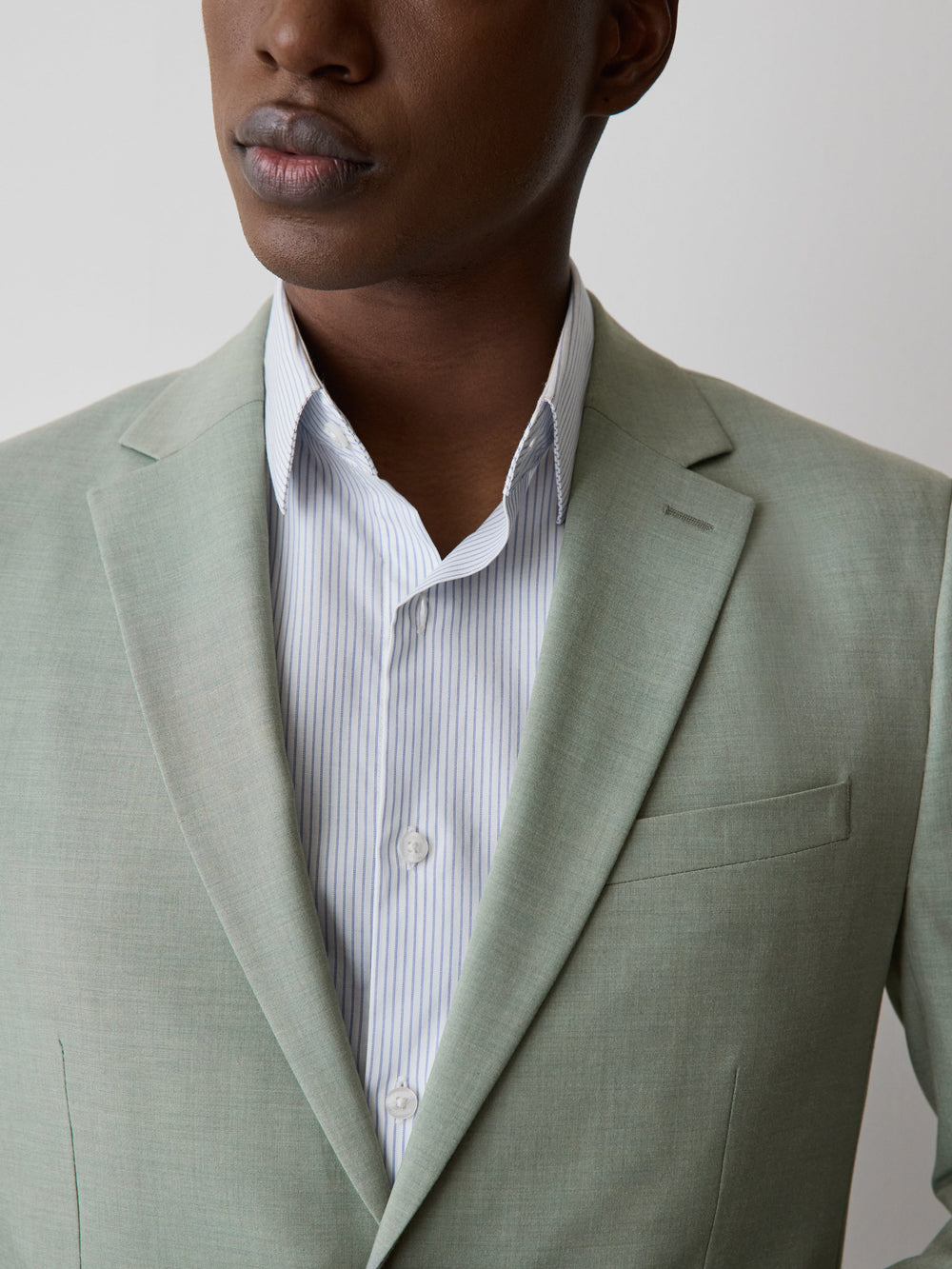 RW&CO Slim Fit Mint Suit Blazer