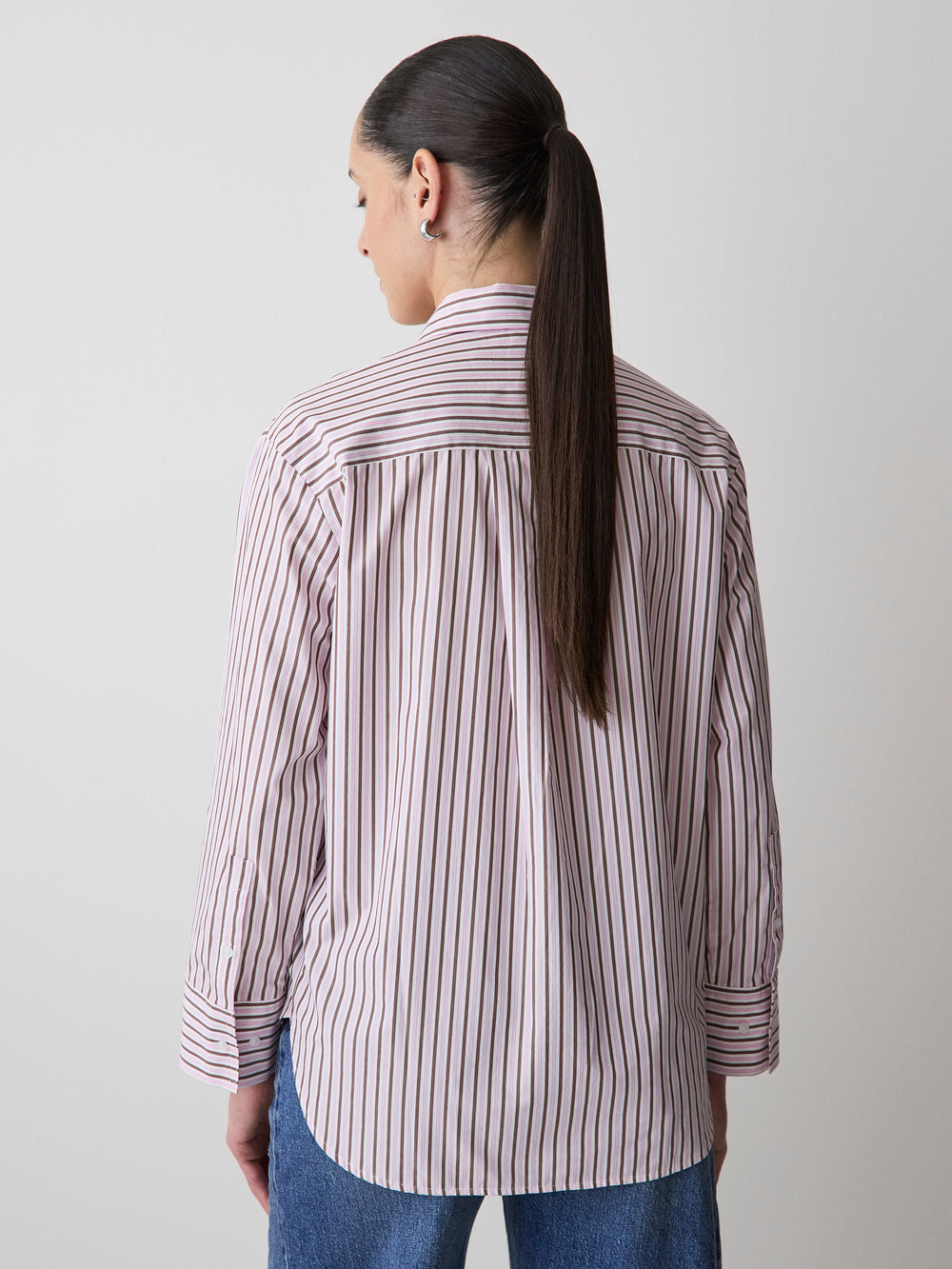 RW&CO Striped Long-Sleeve Poplin Shirt