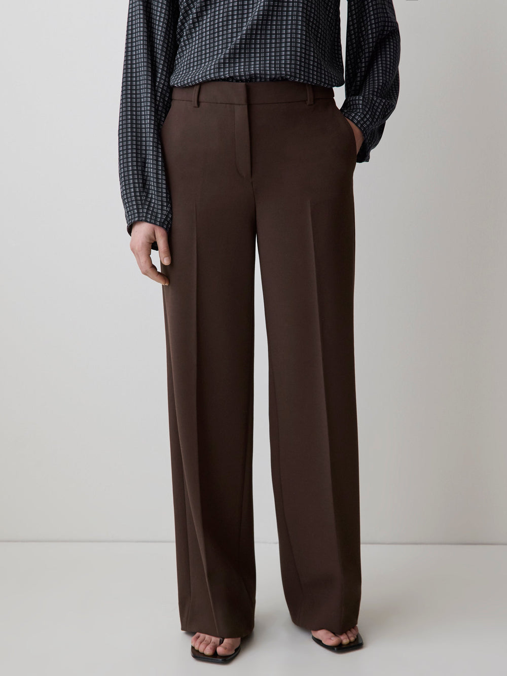 RW&CO Mid-Rise Wide-Leg Heavy Twill Pant