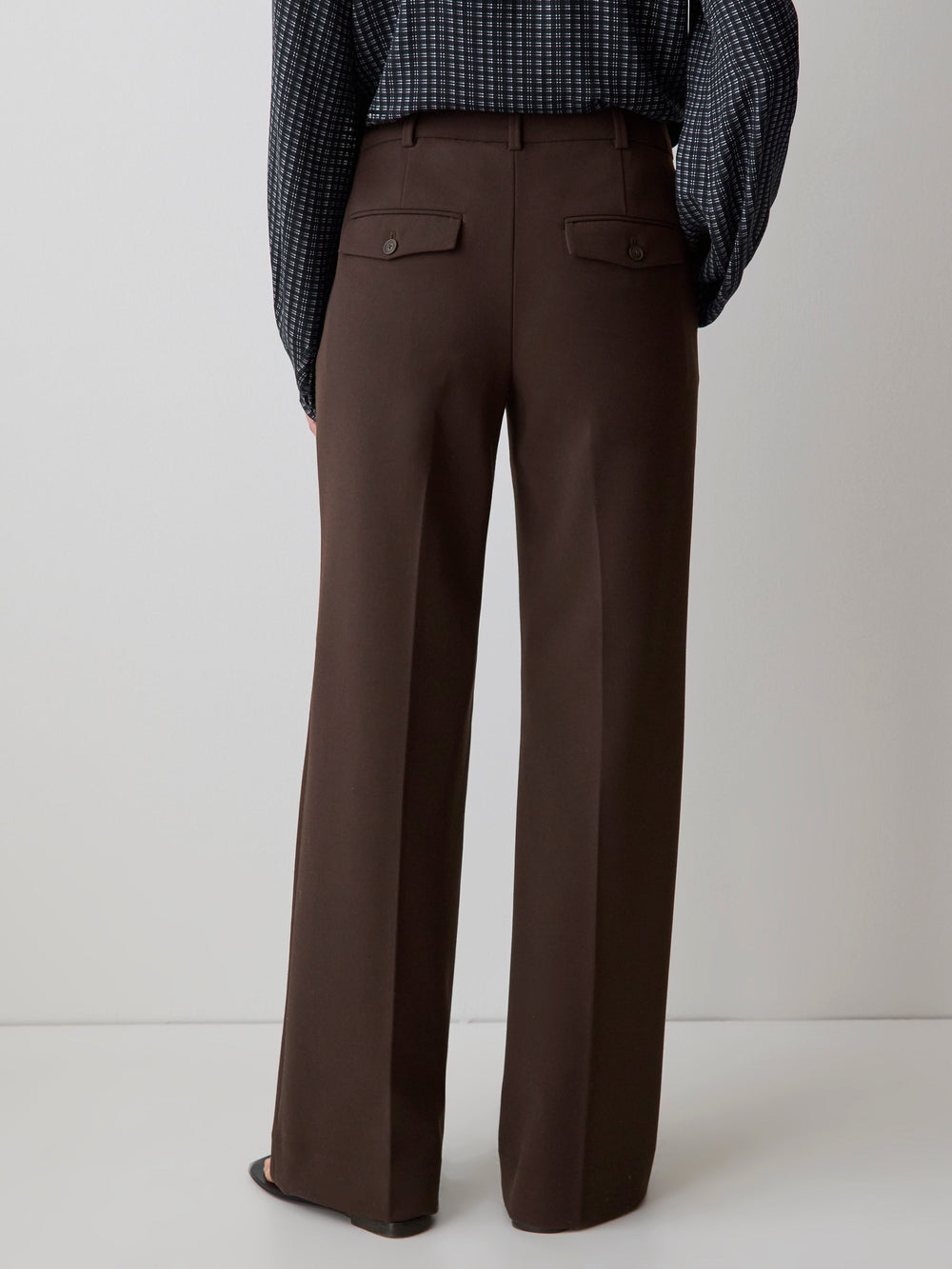 RW&CO Mid-Rise Wide-Leg Heavy Twill Pant