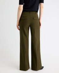 RW&CO Mid-Rise Wide-Leg Heavy Twill Pant