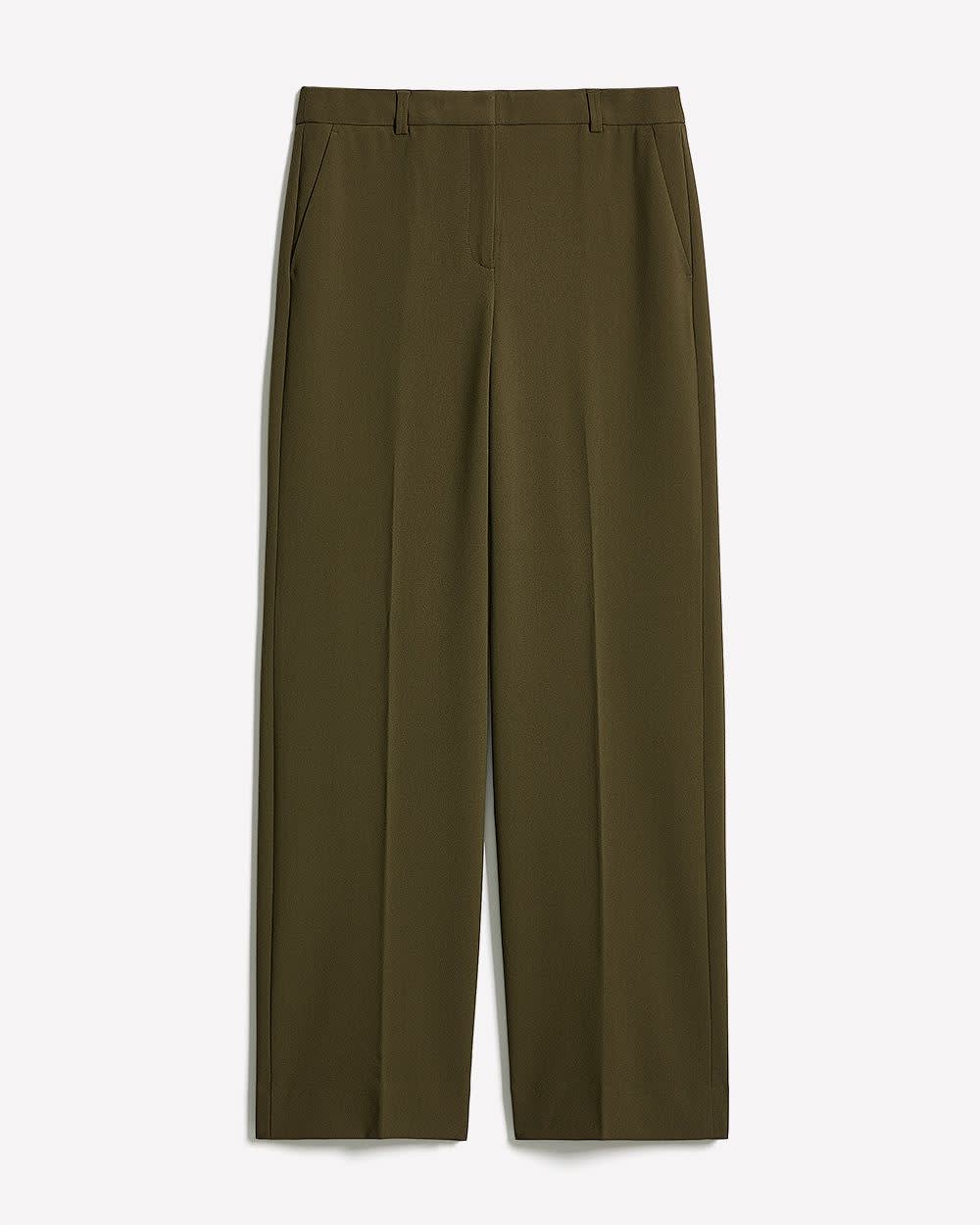 RW&CO Mid-Rise Wide-Leg Heavy Twill Pant