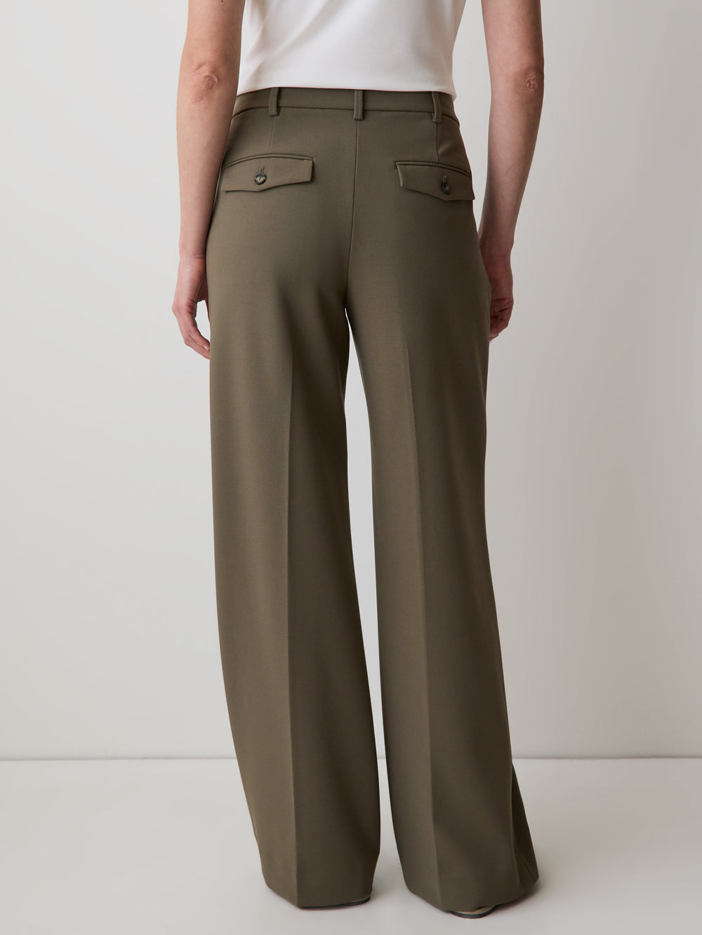 RW&CO Mid-Rise Wide-Leg Heavy Twill Pant