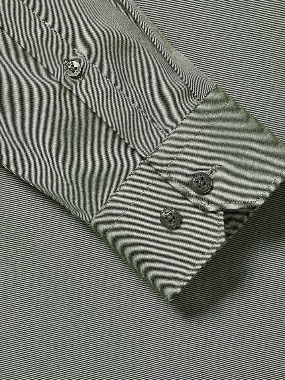 RW&CO Slim Fit Solid Twill Dress Shirt