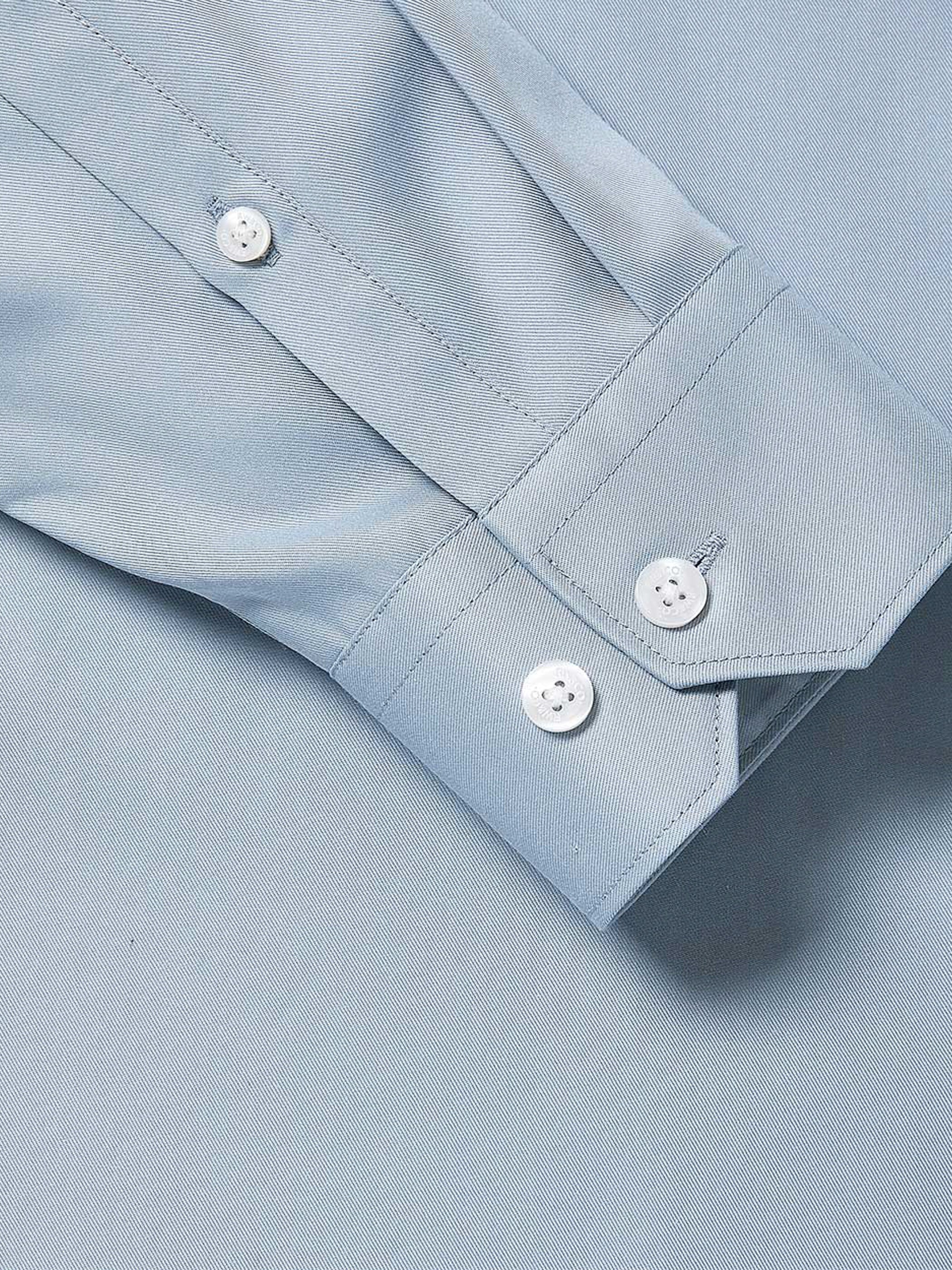 RW&CO Slim Fit Solid Twill Dress Shirt