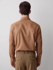 RW&CO Slim Fit Solid Twill Dress Shirt