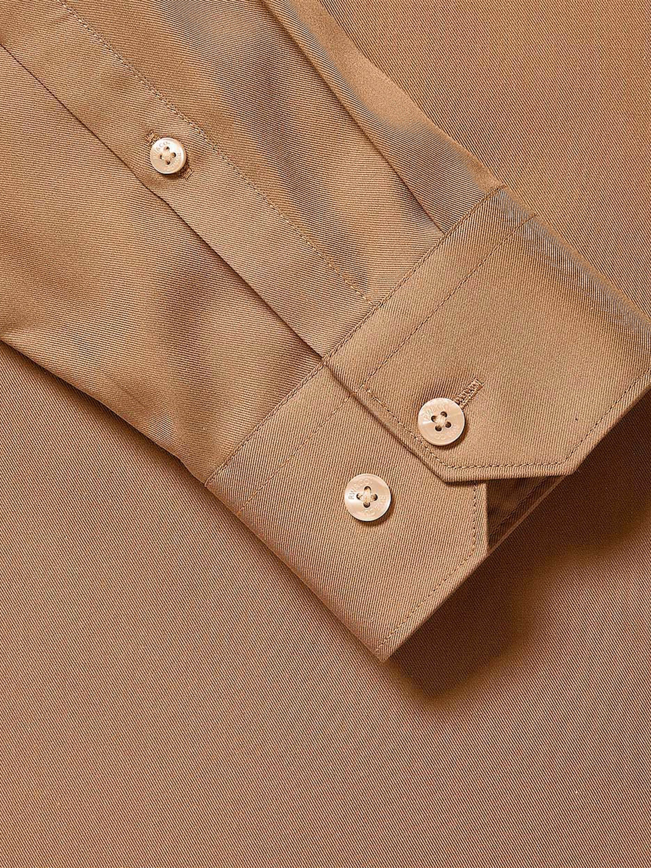 RW&CO Slim Fit Solid Twill Dress Shirt