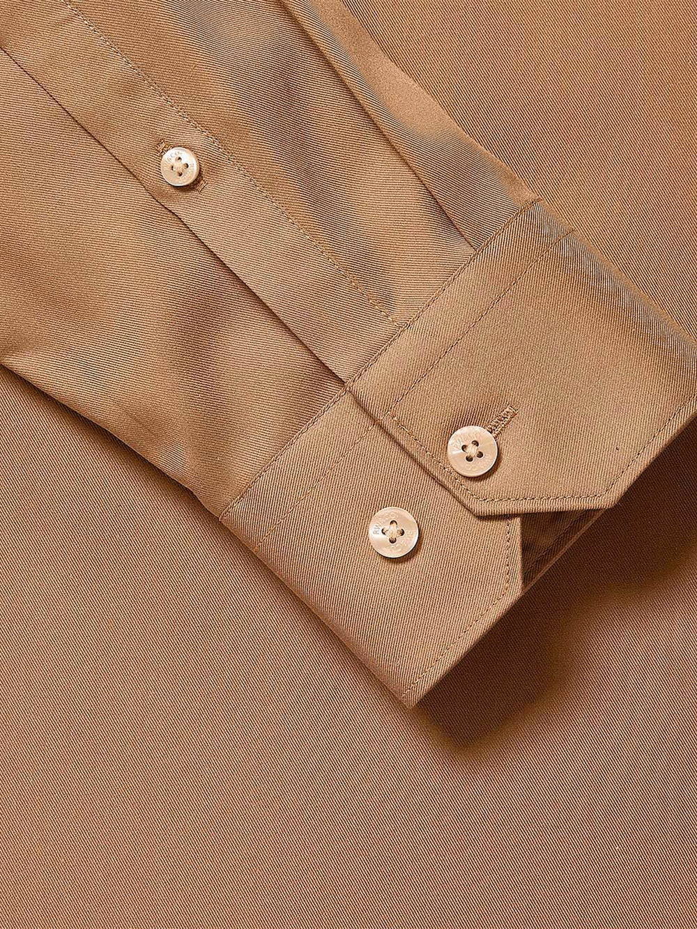 RW&CO Slim Fit Solid Twill Dress Shirt