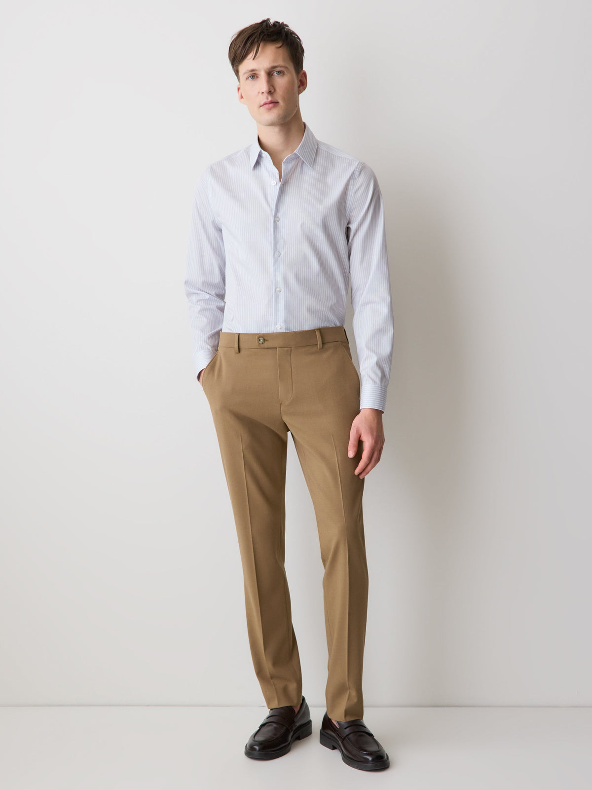 RW&CO Slim Fit Striped Dress Shirt