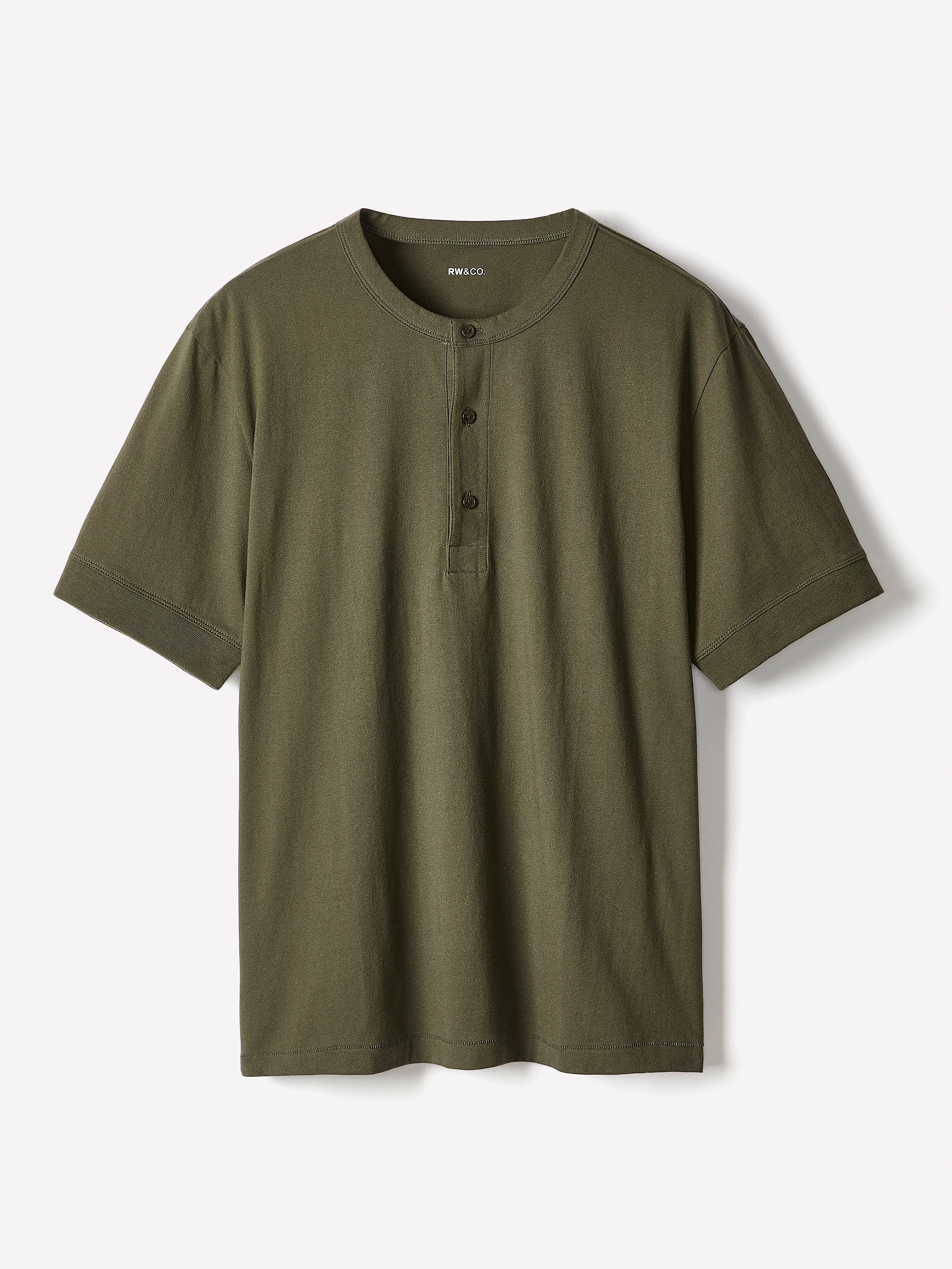 RW&CO Short-Sleeve Henley T-Shirt