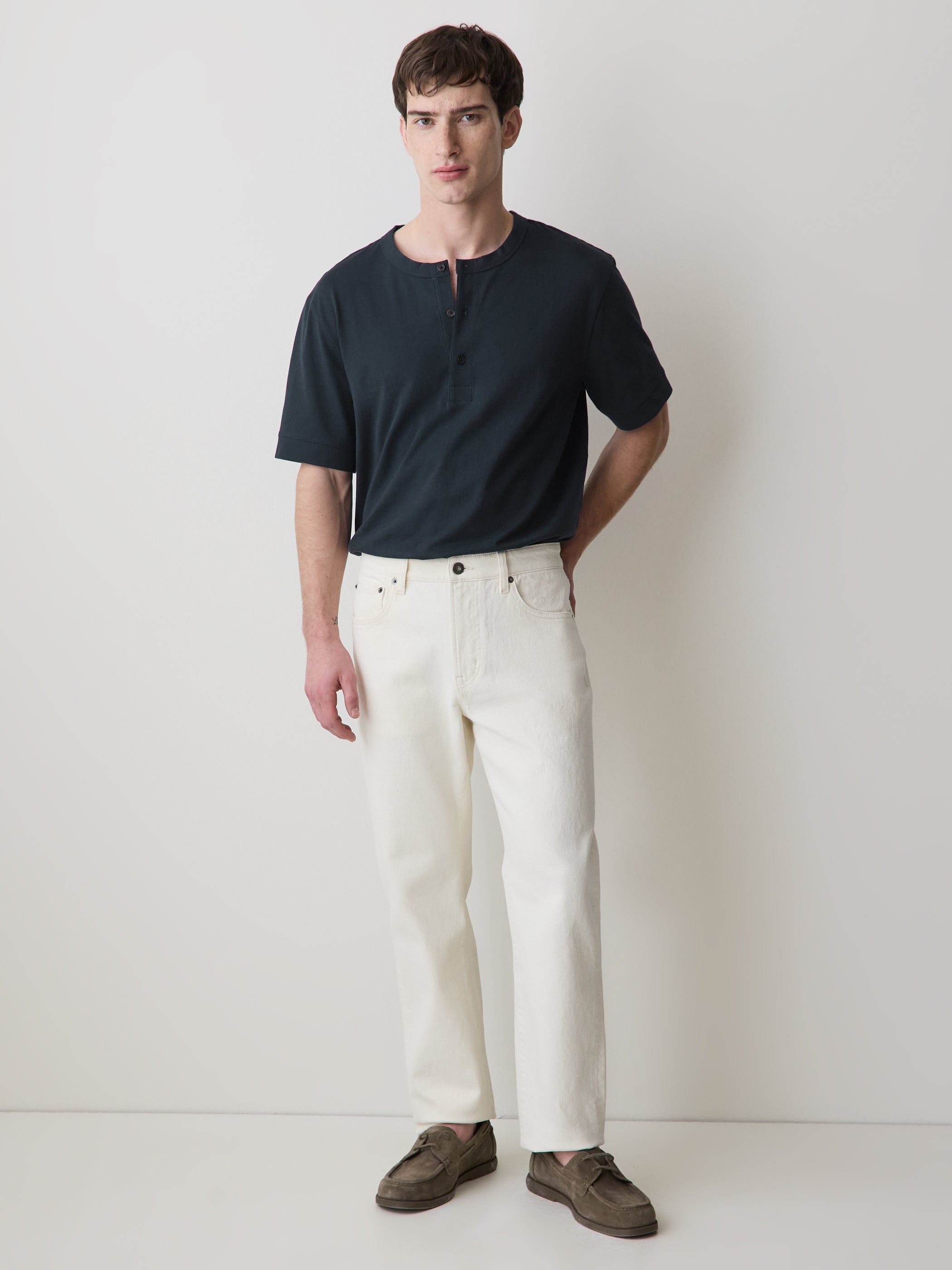 RW&CO Short-Sleeve Henley T-Shirt