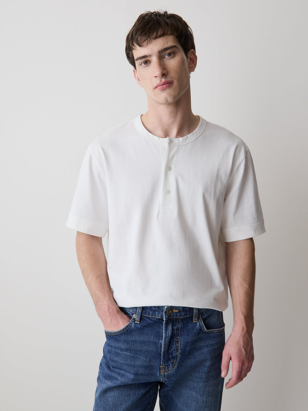 RW&CO Short-Sleeve Henley T-Shirt