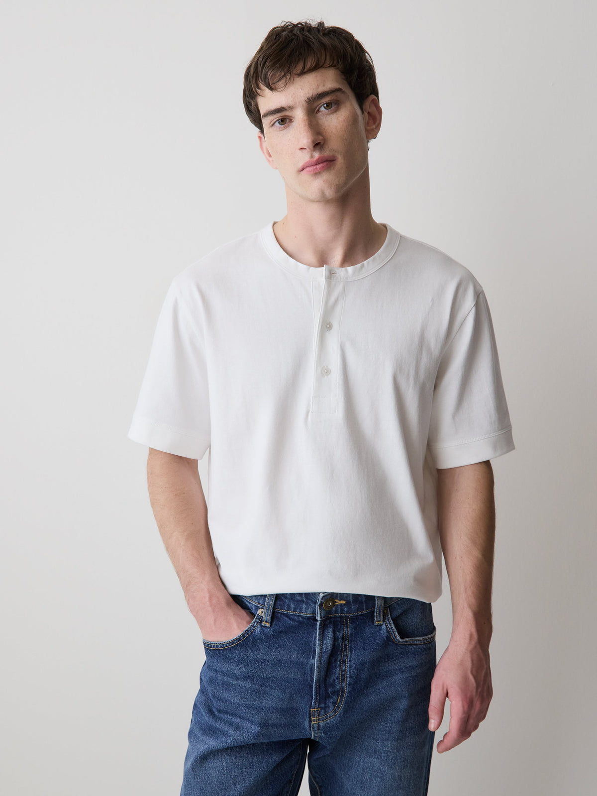 RW&CO Short-Sleeve Henley T-Shirt