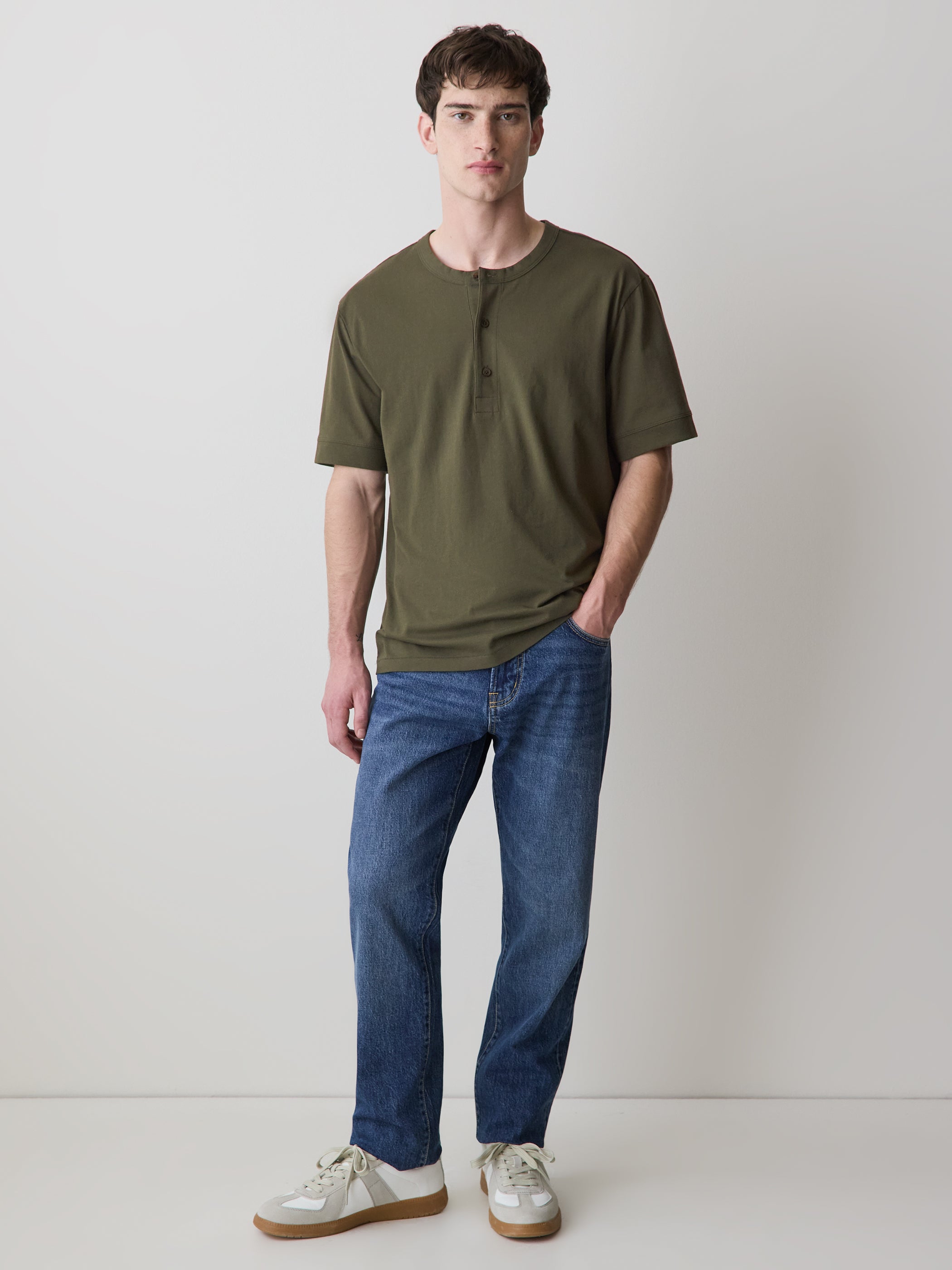 RW&CO Short-Sleeve Henley T-Shirt