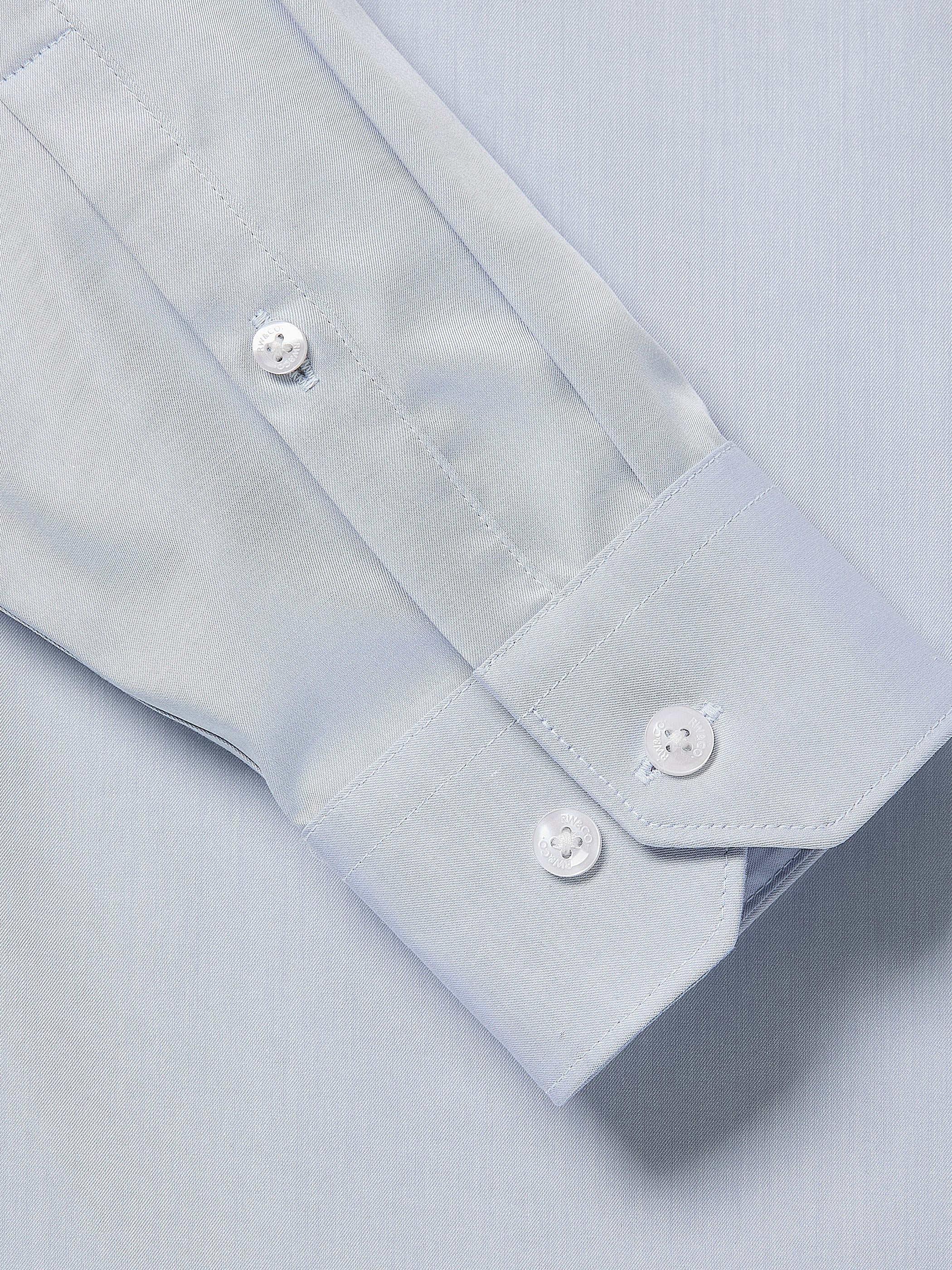RW&CO Tailored Fit Denim-Like Dress Shirt
