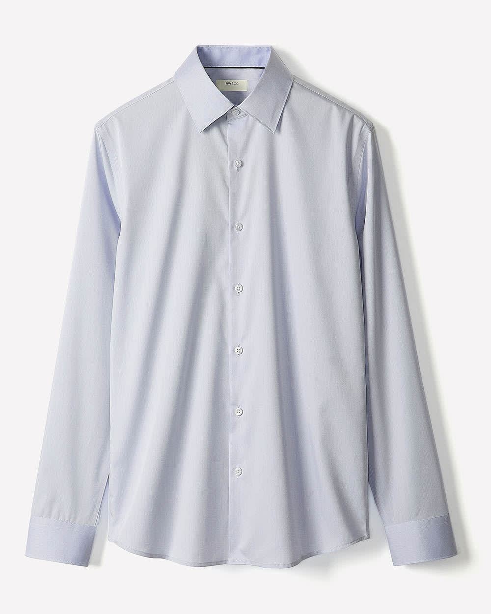 RW&CO Tailored Fit Denim-Like Dress Shirt