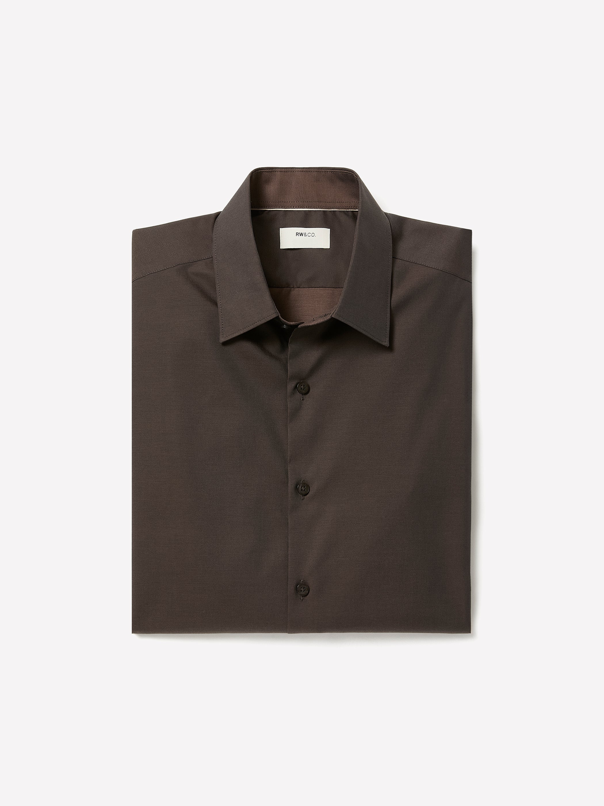 RW&CO Tailored Fit Denim-Like Dress Shirt