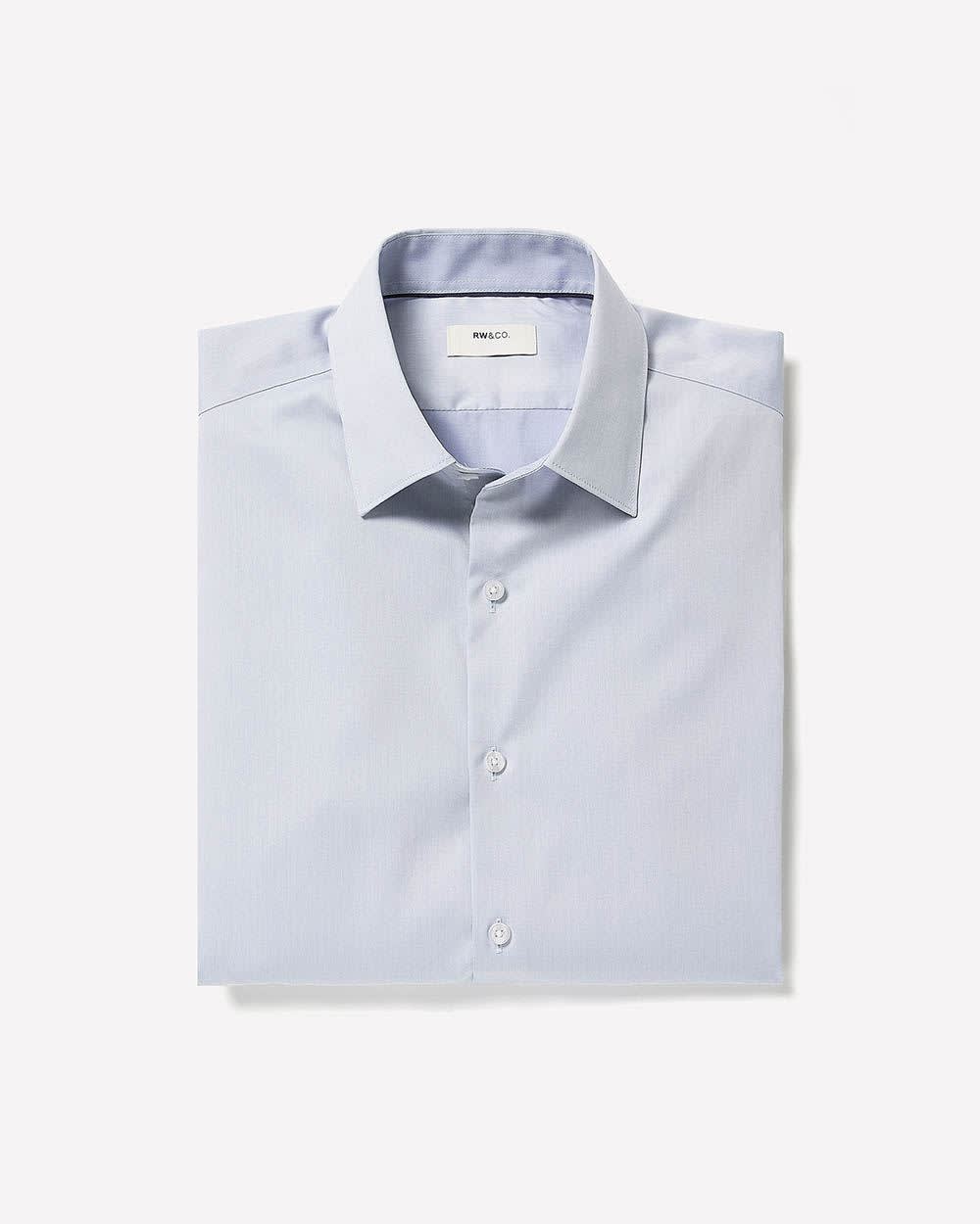 RW&CO Tailored Fit Denim-Like Dress Shirt