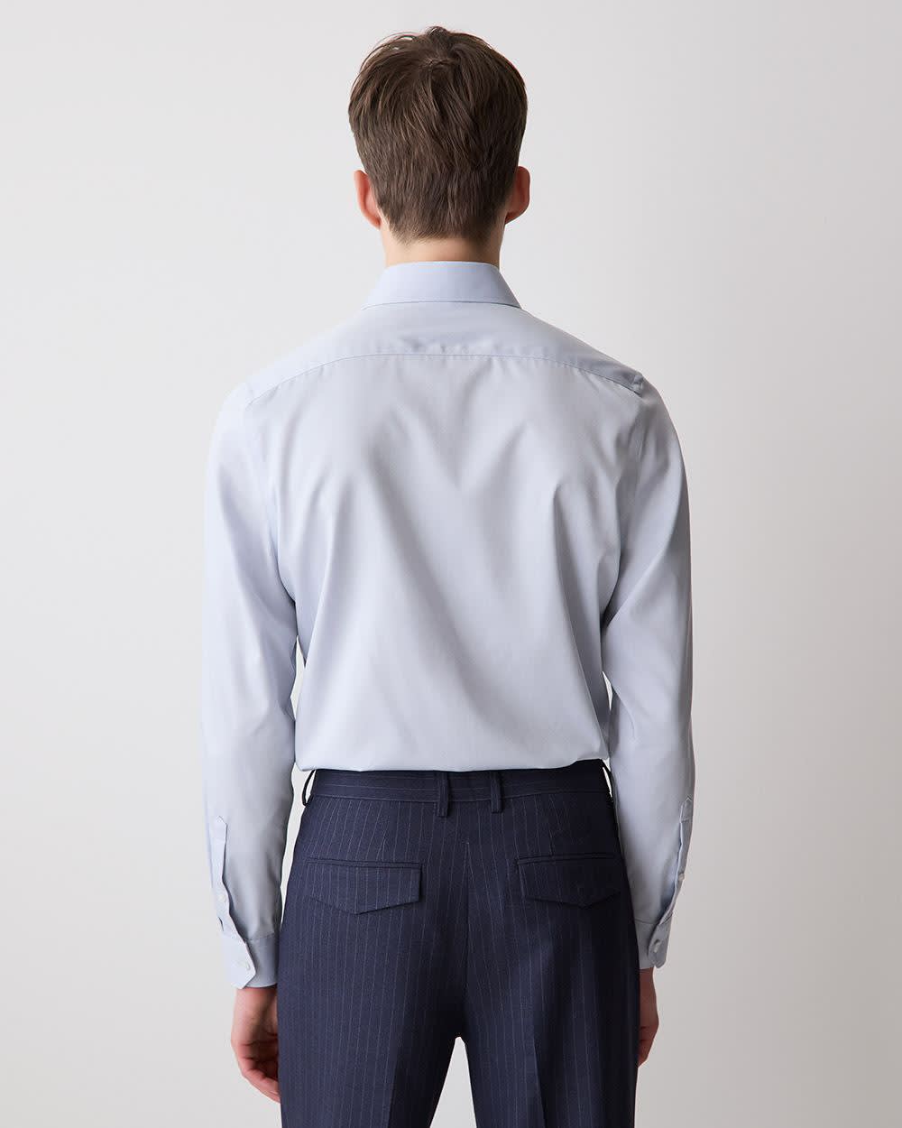 RW&CO Tailored Fit Denim-Like Dress Shirt