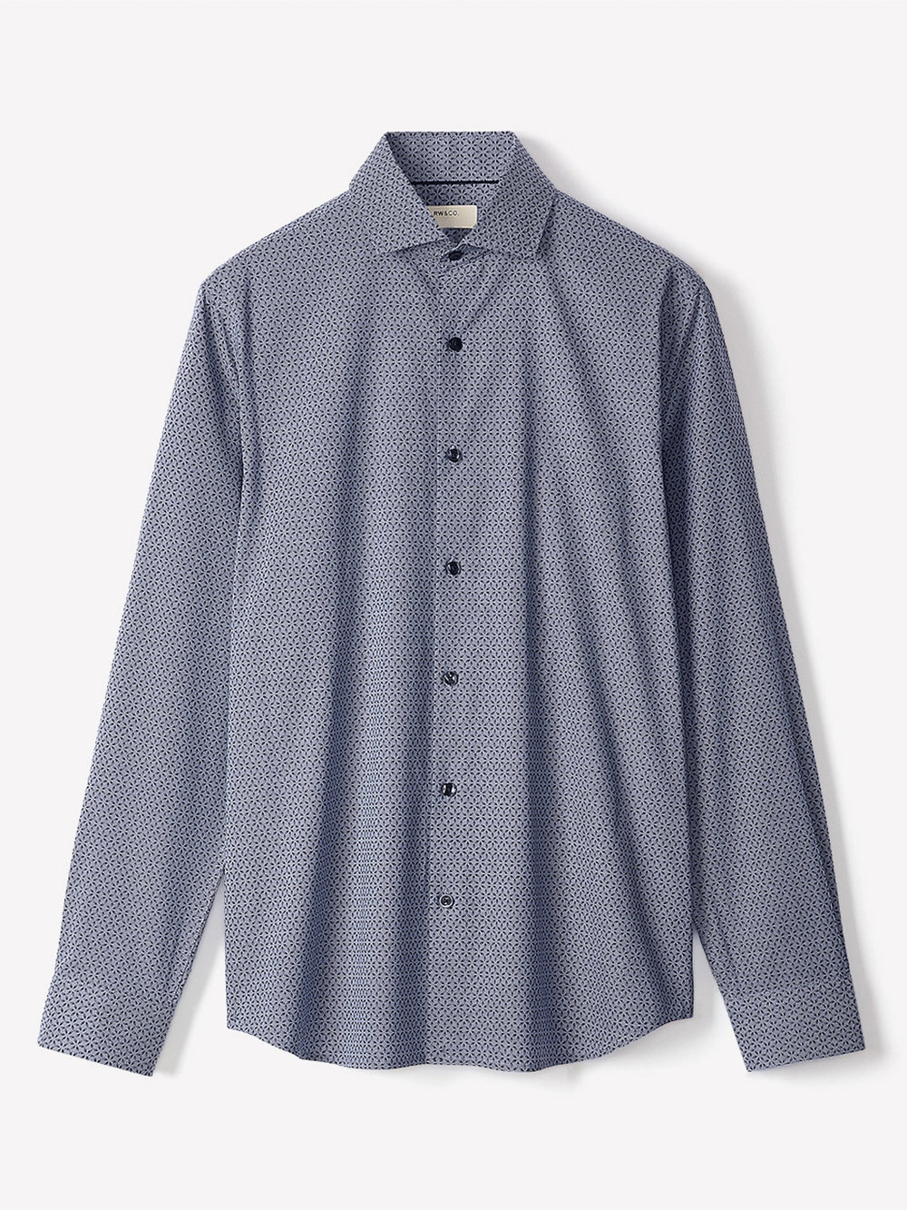 RW&CO Regular Fit Dress Shirt with Micro Geo Print