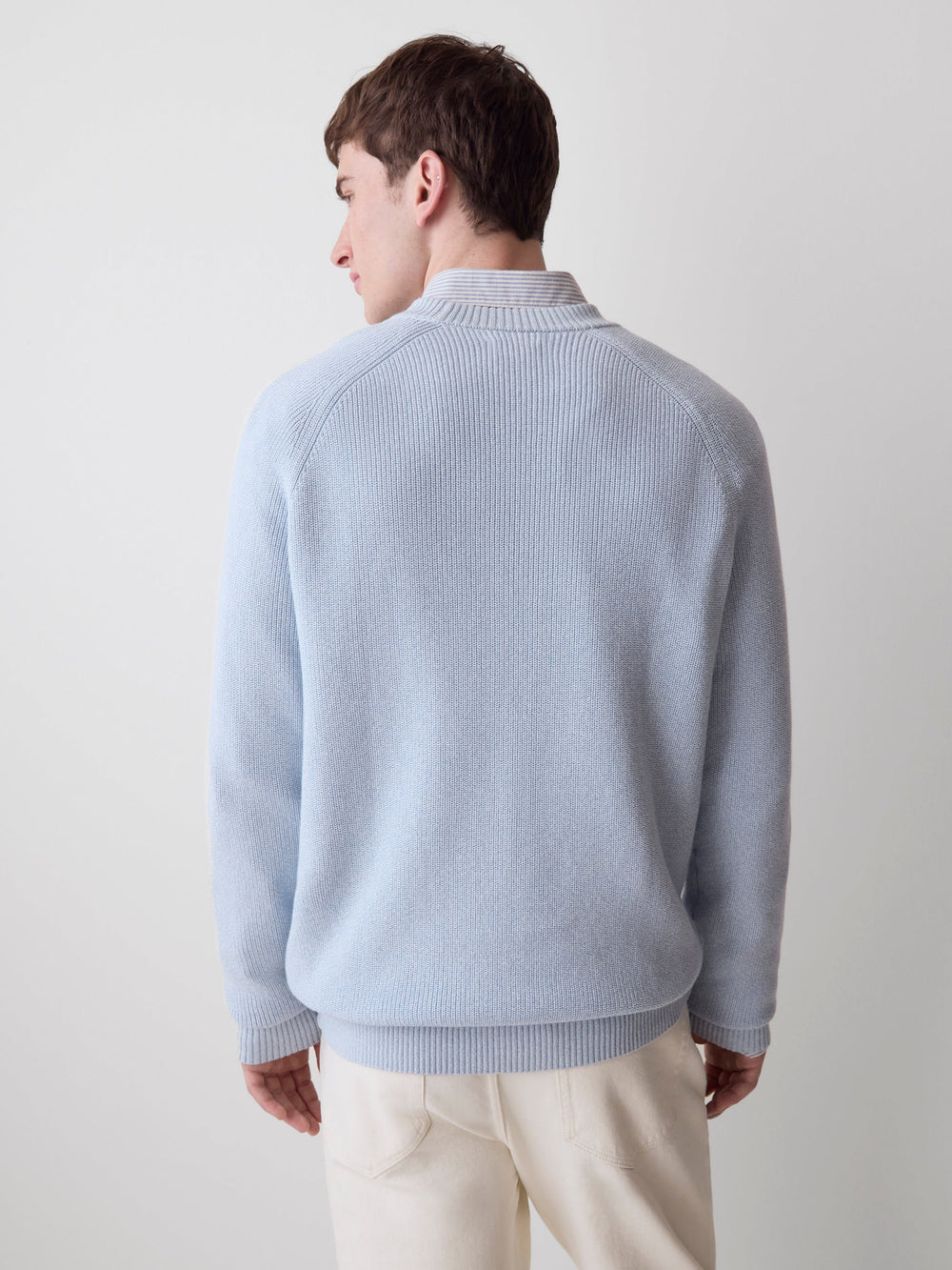 RW&CO Long-Sleeve Sweater with Shaker Stitches