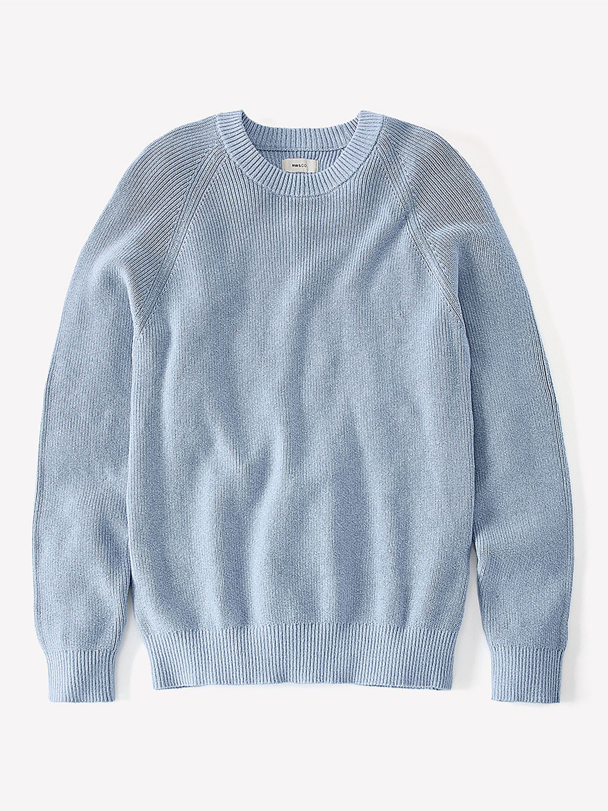 RW&CO Long-Sleeve Sweater with Shaker Stitches
