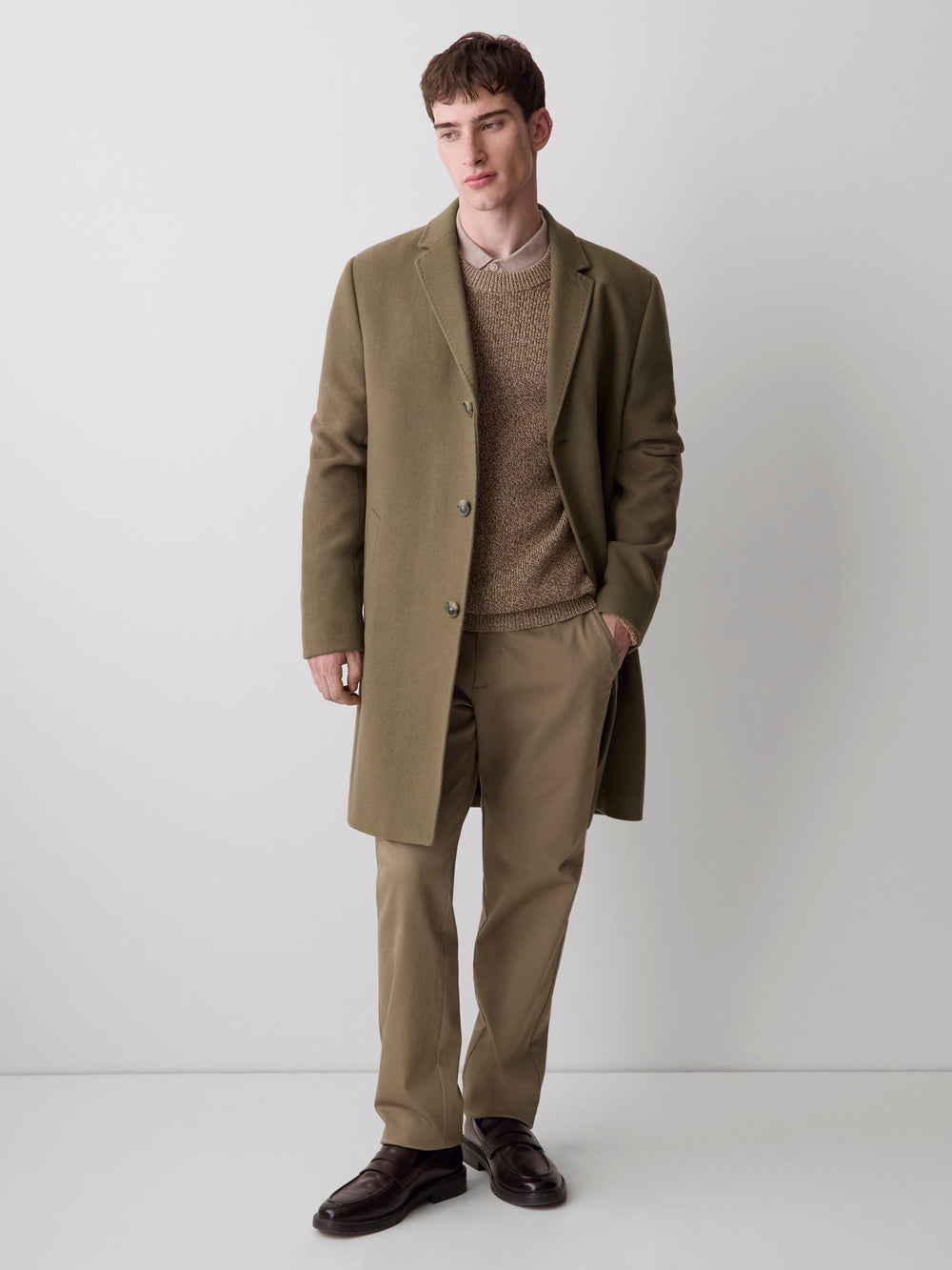 RW&CO Long-Sleeve Sweater with Shaker Stitches