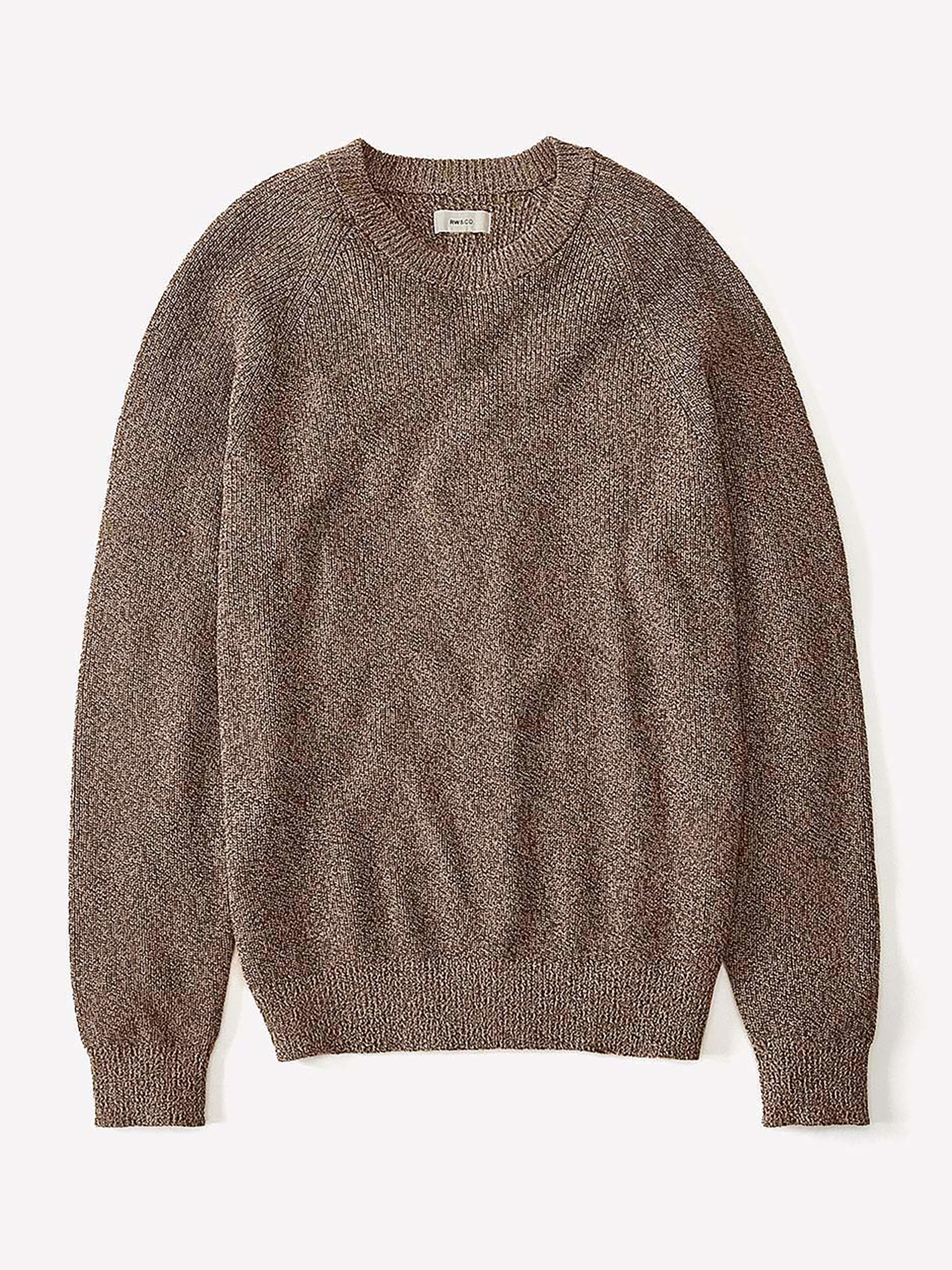 RW&CO Long-Sleeve Sweater with Shaker Stitches