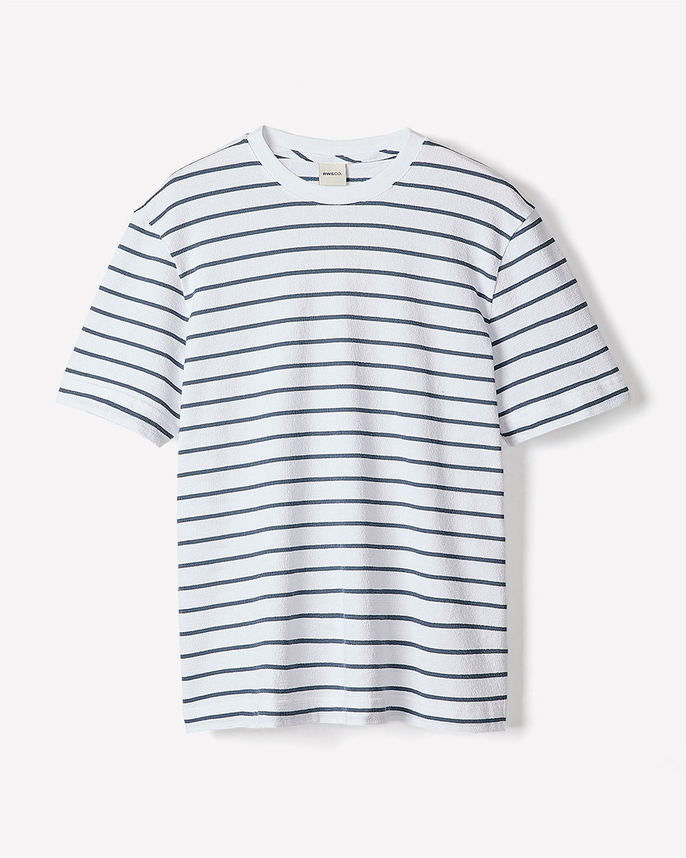 RW&CO Striped Short-Sleeve Crew-Neck Tee