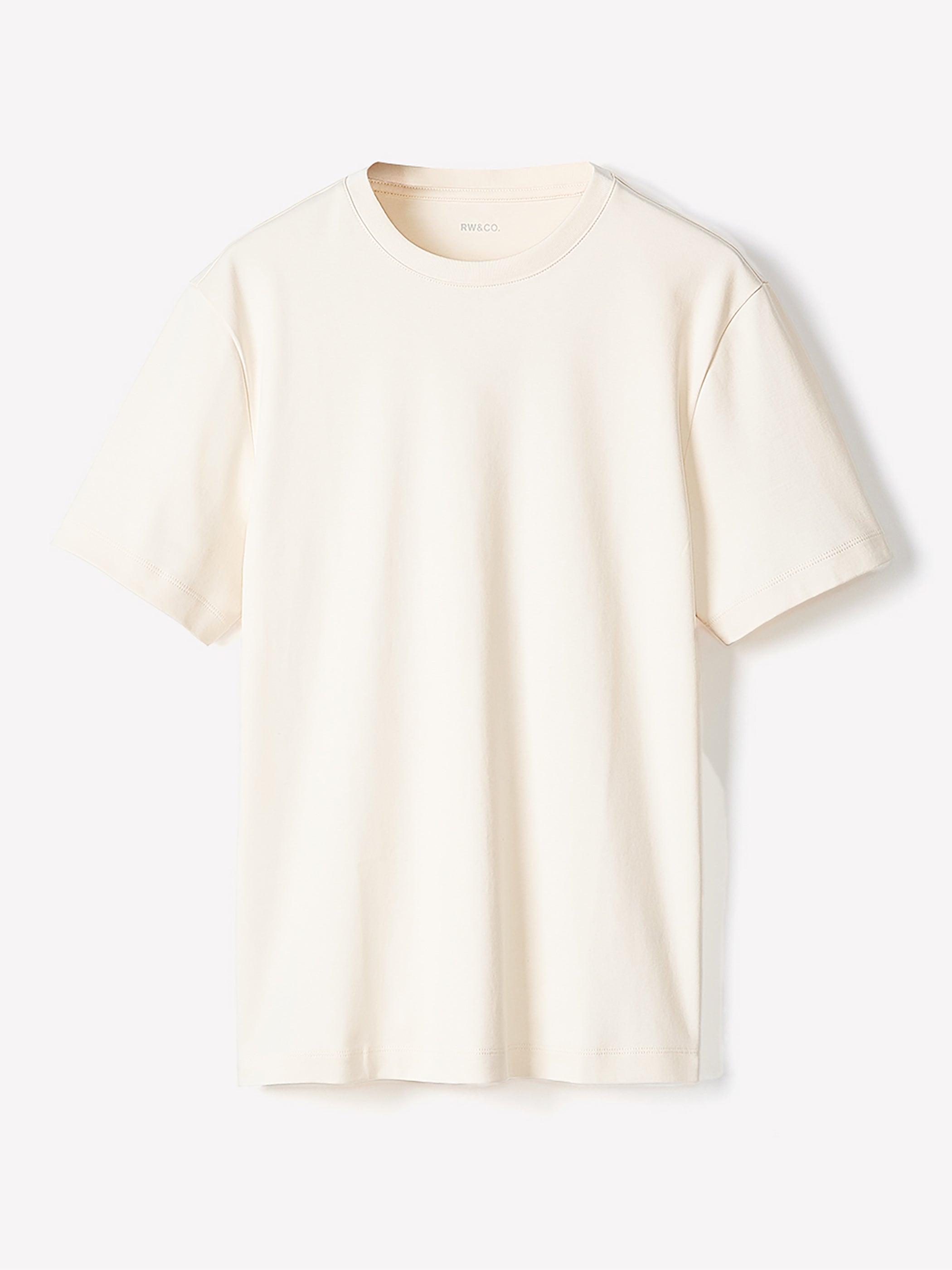 RW&CO Solid Short-Sleeve Crew-Neck Tee