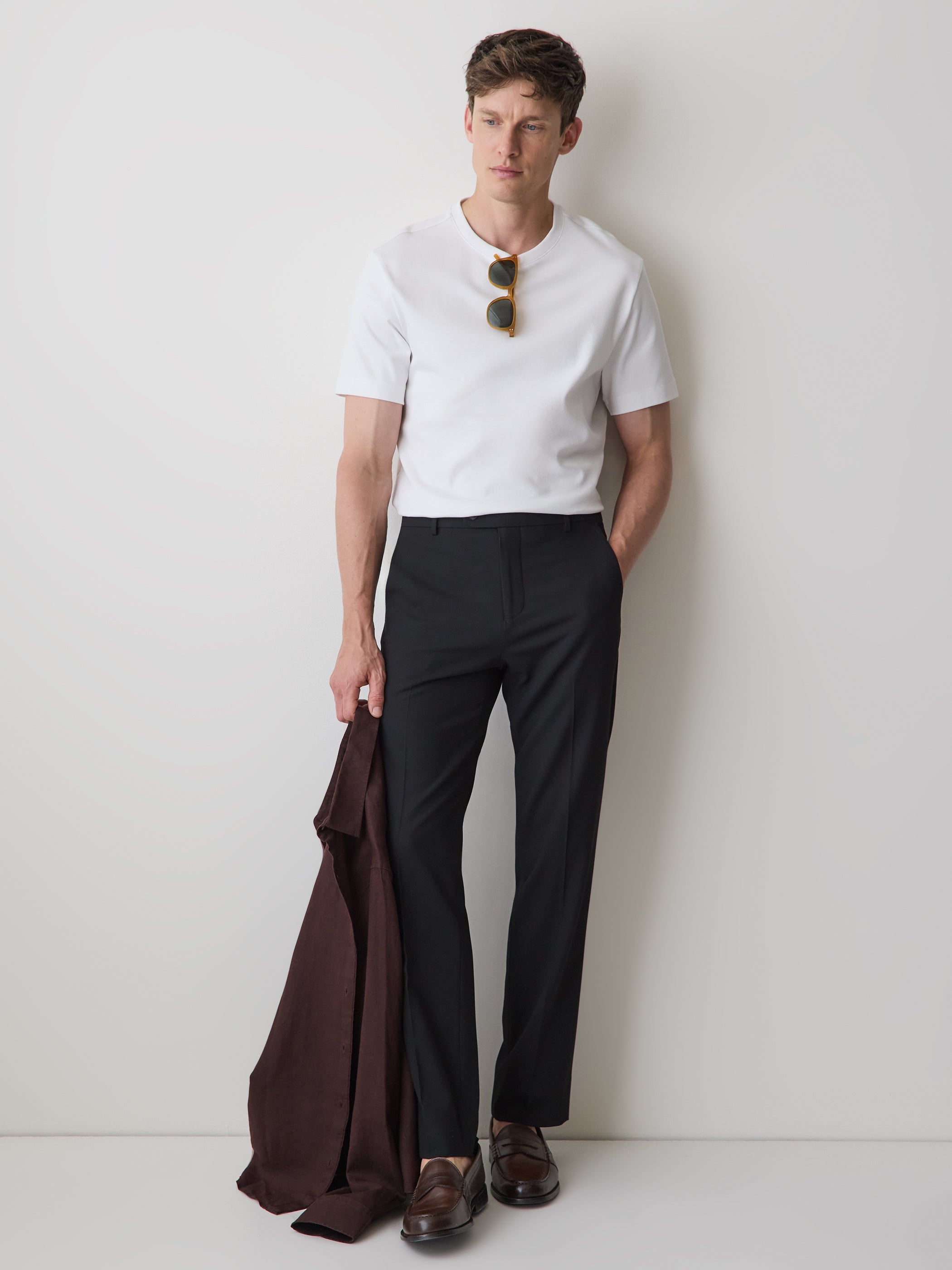 RW&CO Solid Short-Sleeve Crew-Neck Tee
