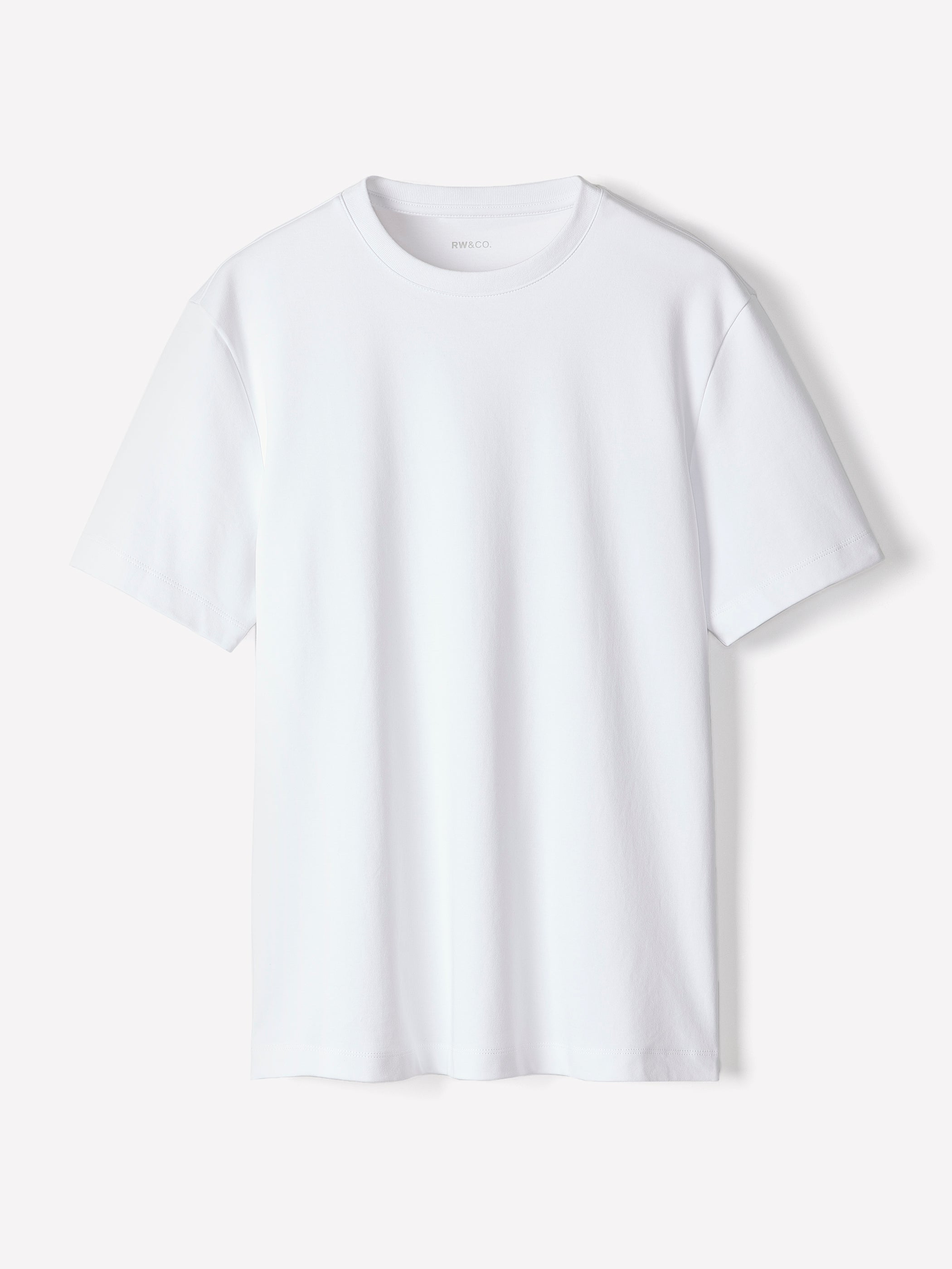 RW&CO Solid Short-Sleeve Crew-Neck Tee