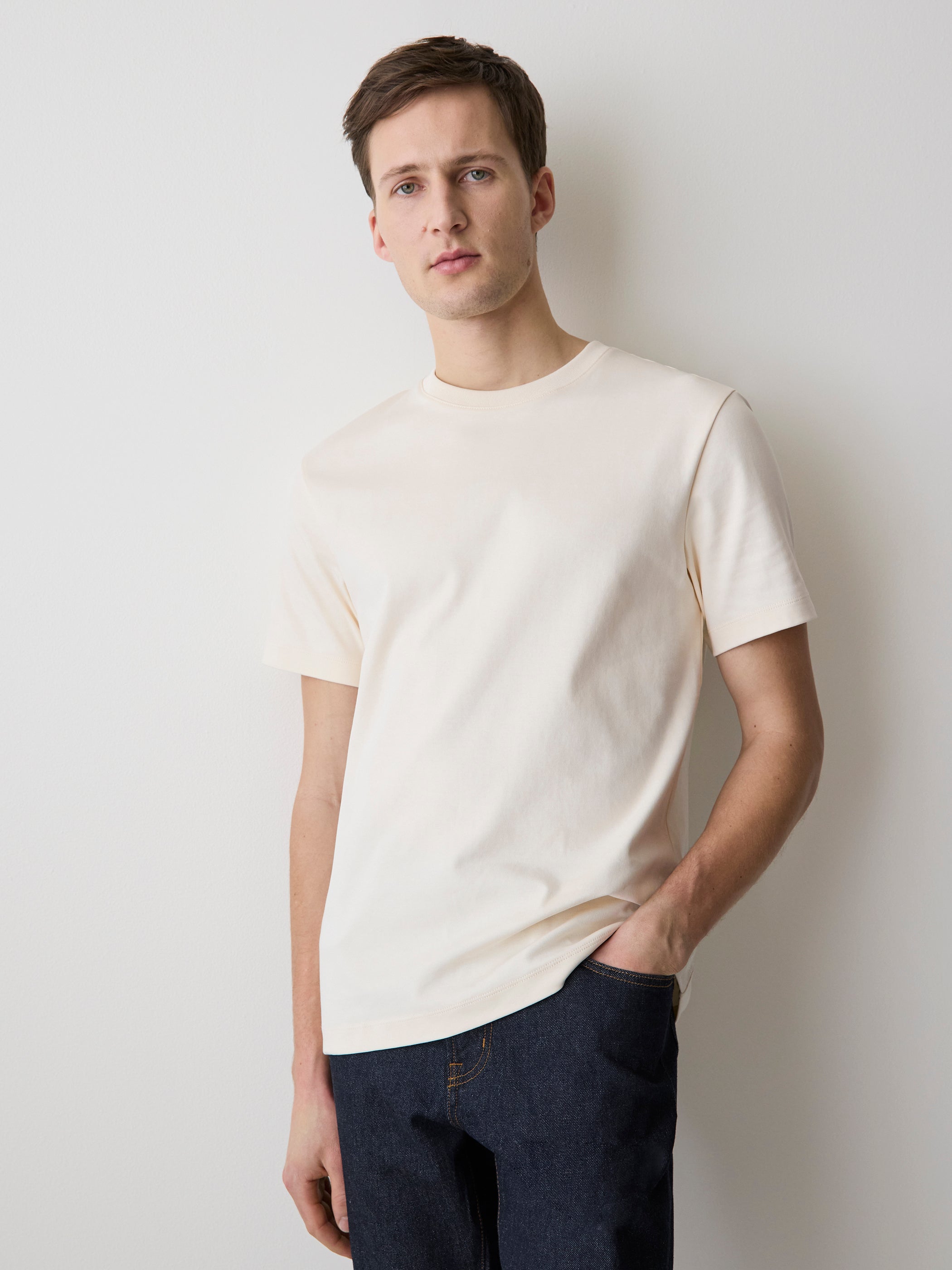 RW&CO Solid Short-Sleeve Crew-Neck Tee