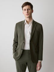 RW&CO Slim Fit Dark Green Suit Blazer