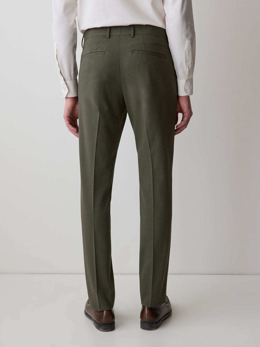 RW&CO Slim Fit Dark Green Suit Pant