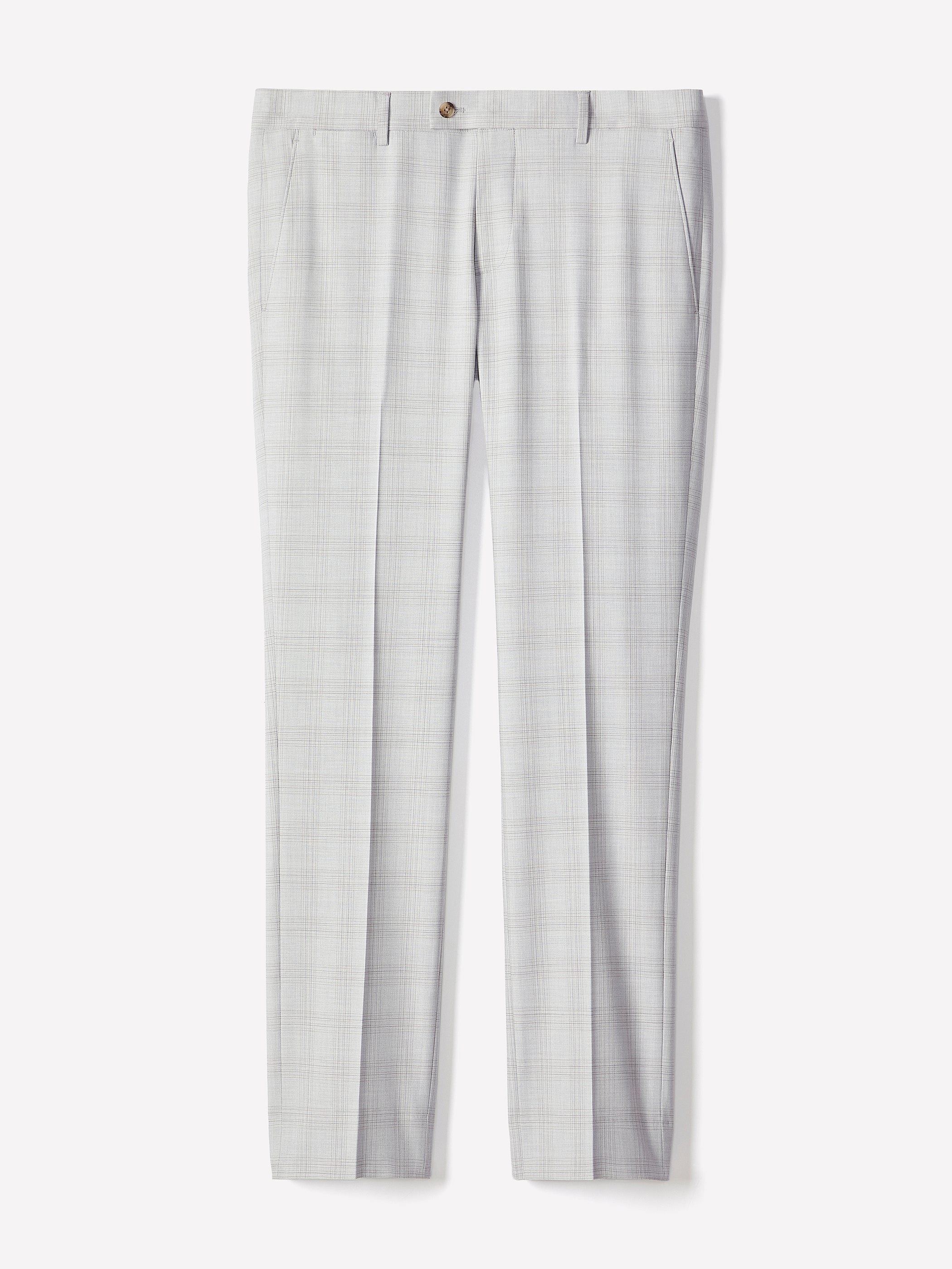 RW&CO Slim Fit Grey Checkered Suit Pant