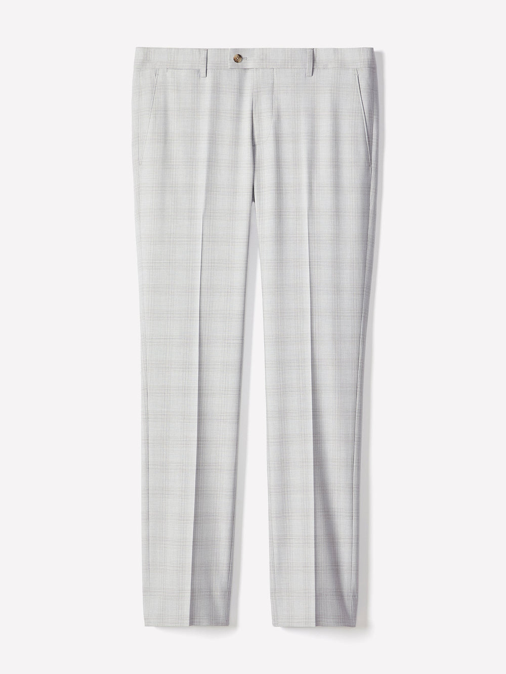RW&CO Slim Fit Grey Checkered Suit Pant