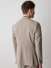 RW&CO Slim Fit Wool Check Suit Blazer