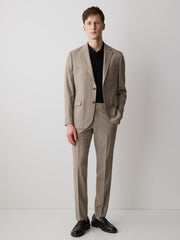 RW&CO Slim Fit Wool Check Suit Pant