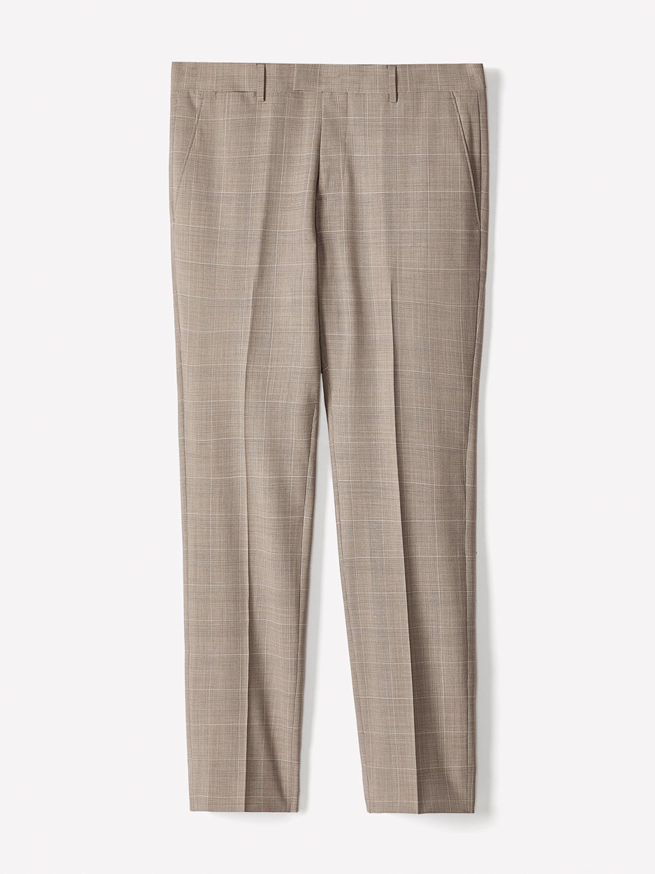RW&CO Slim Fit Wool Check Suit Pant