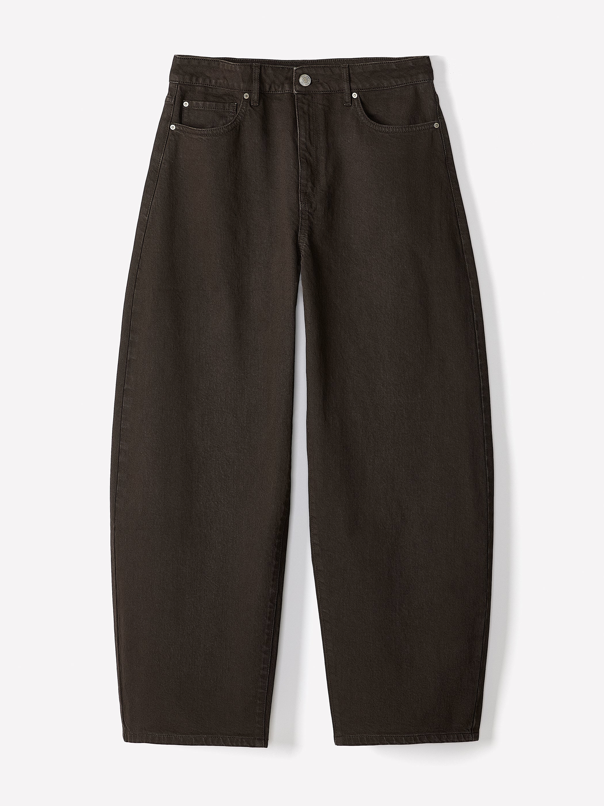 RW&CO High-Rise Barrel Jeans