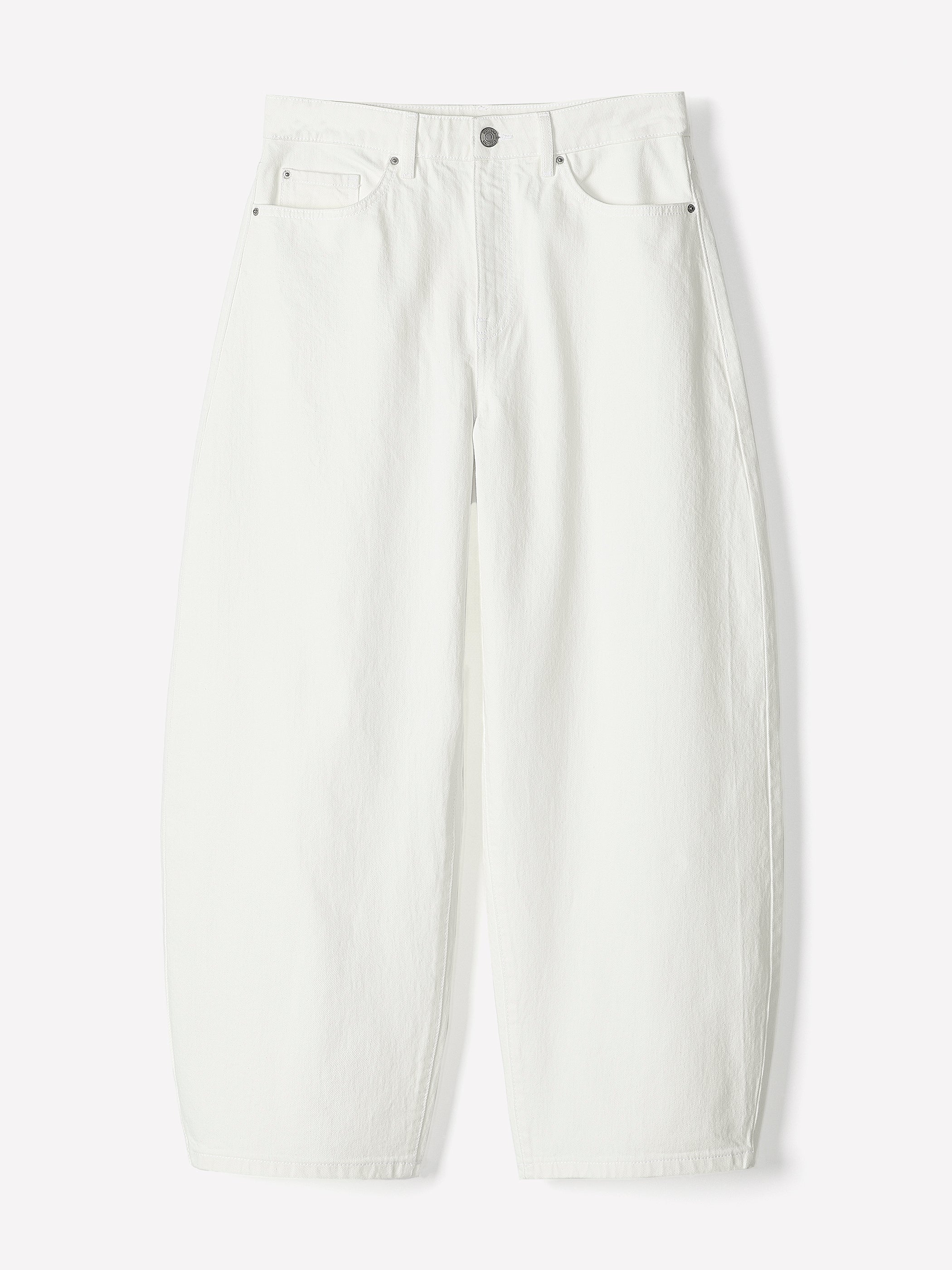 RW&CO High-Rise Barrel Jeans